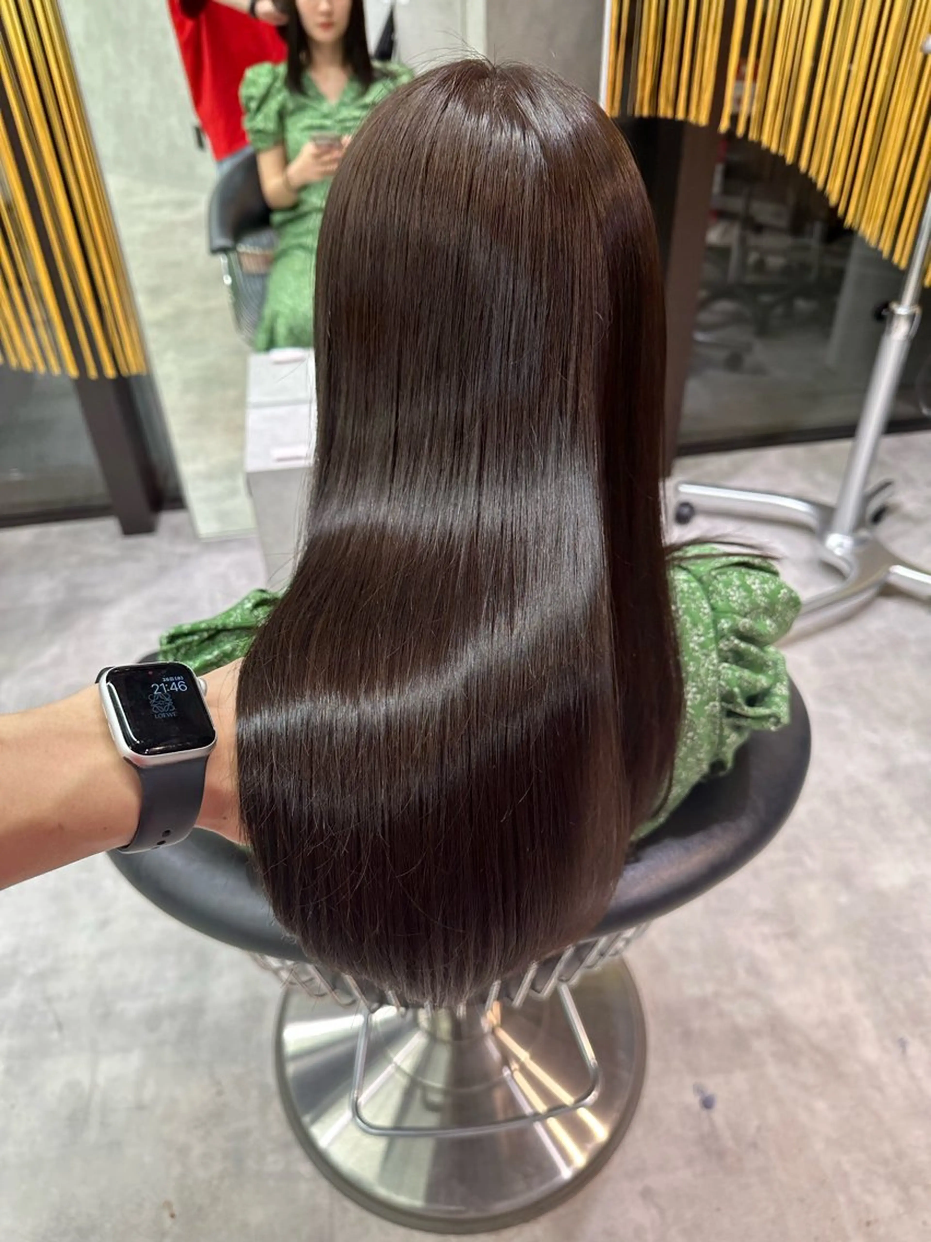 セミロング カラー ブラウンカラー トリートメント DAIKIベージュ 🍂レイヤーカットのヘアスタイル