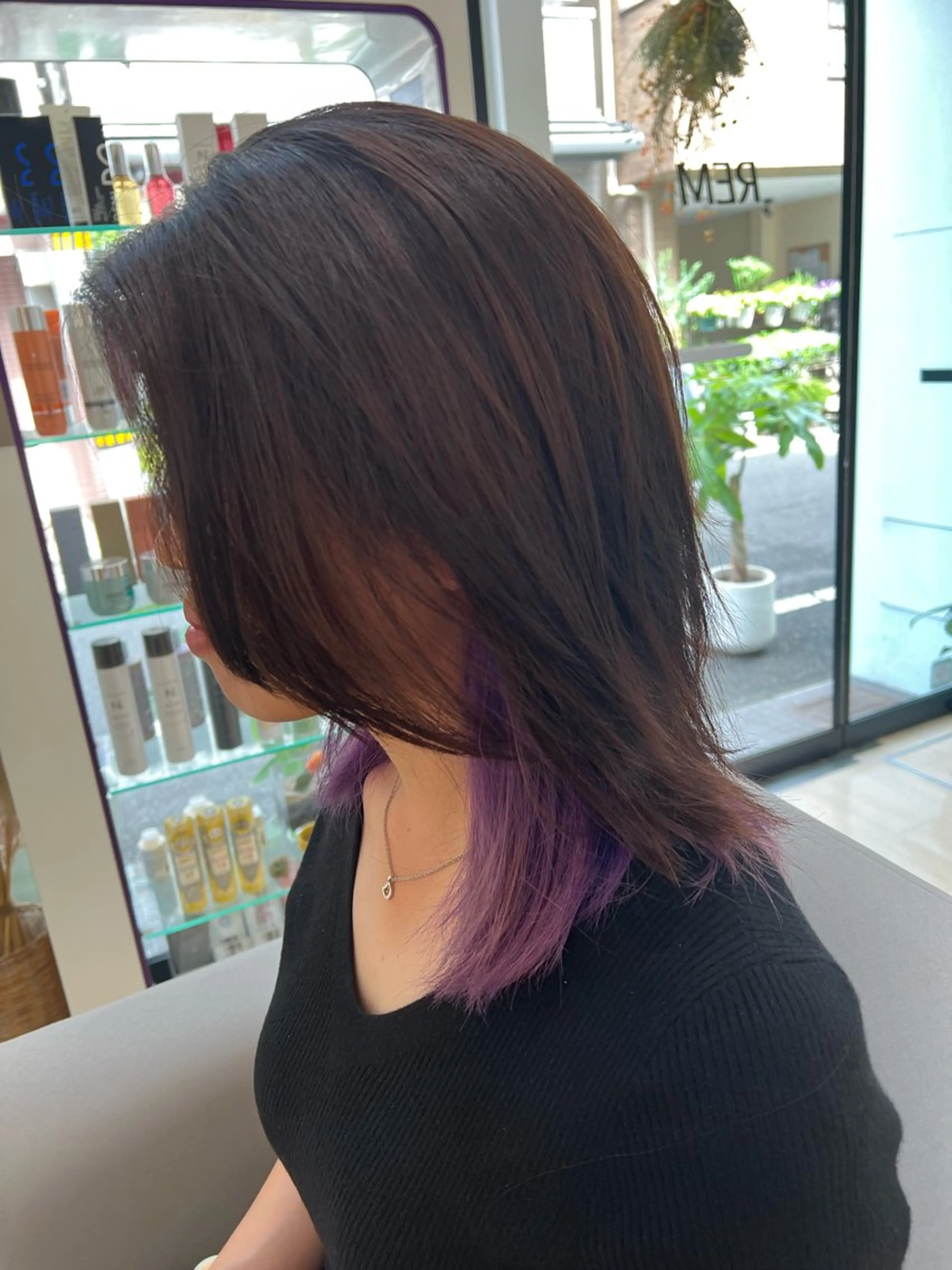 ミディアム カラー パーマ ヘアアレンジ メンズ トリートメント ヘアカラー 堀井 凌平のヘアスタイル