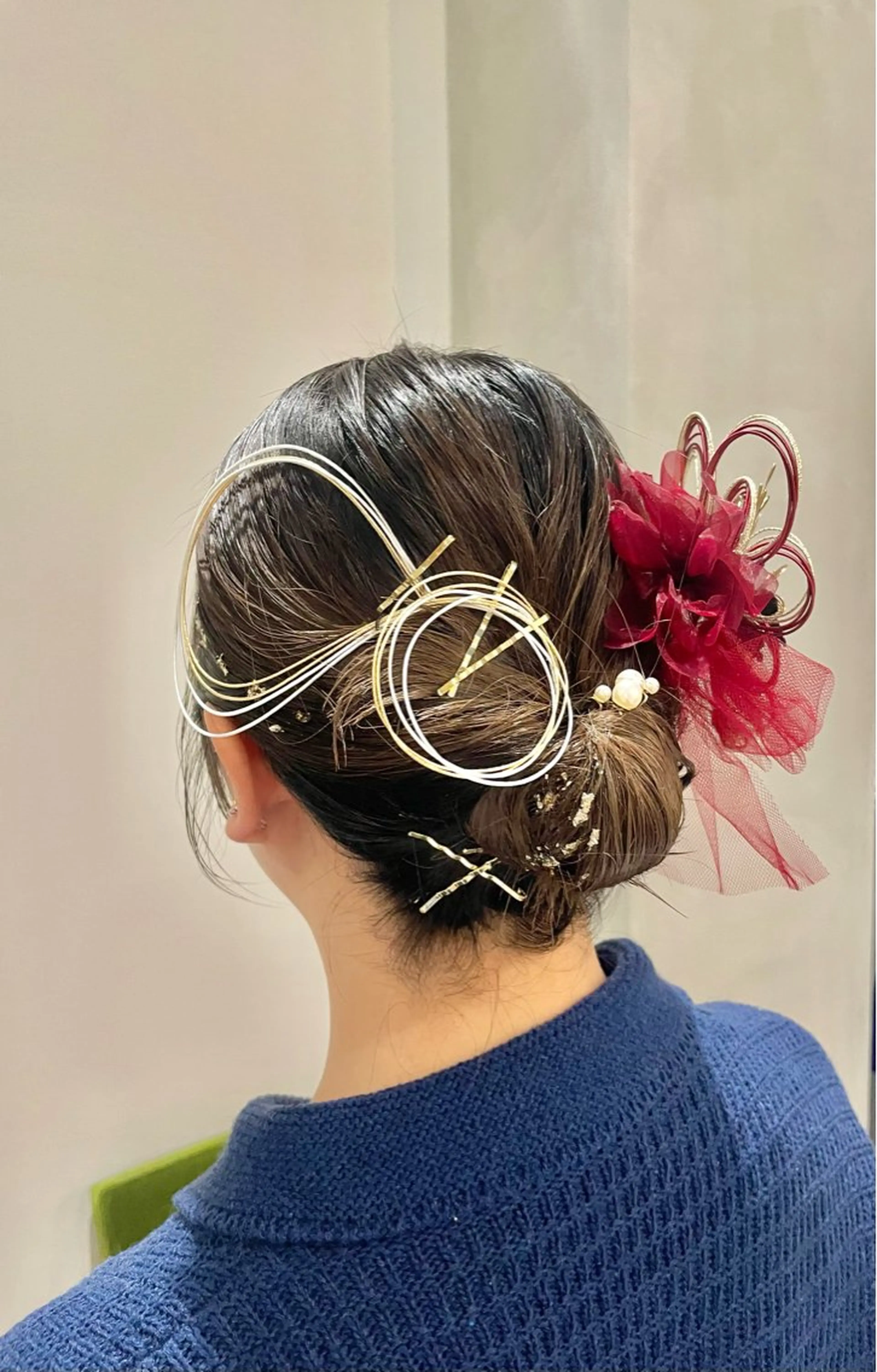 ヘアアレンジ 成人式 結婚式・ブライダル ボブ ヘアセット トルクアータ伏見 MIKUのヘアスタイル