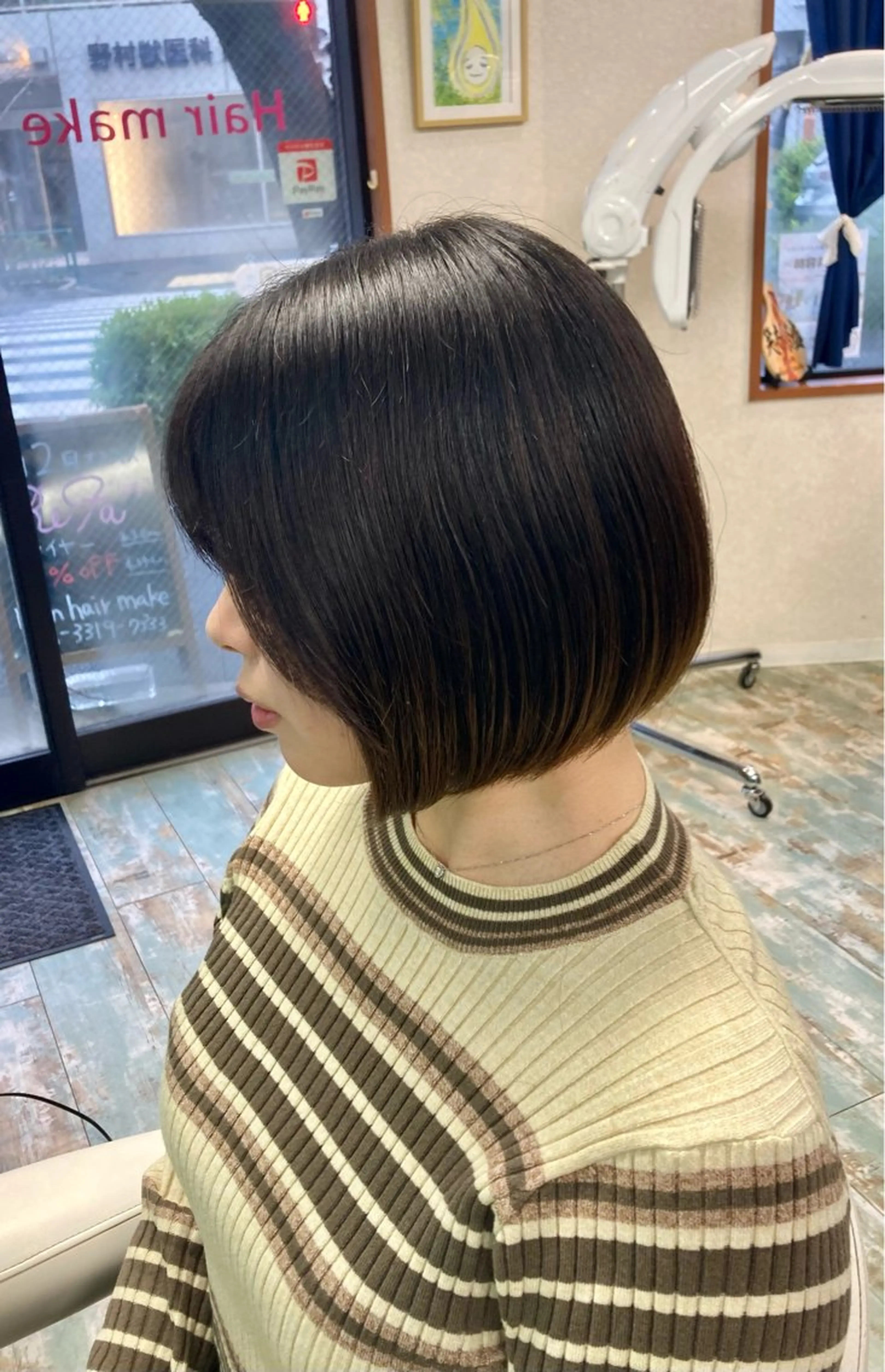 ミディアム 田牧 みゆきのヘアスタイル