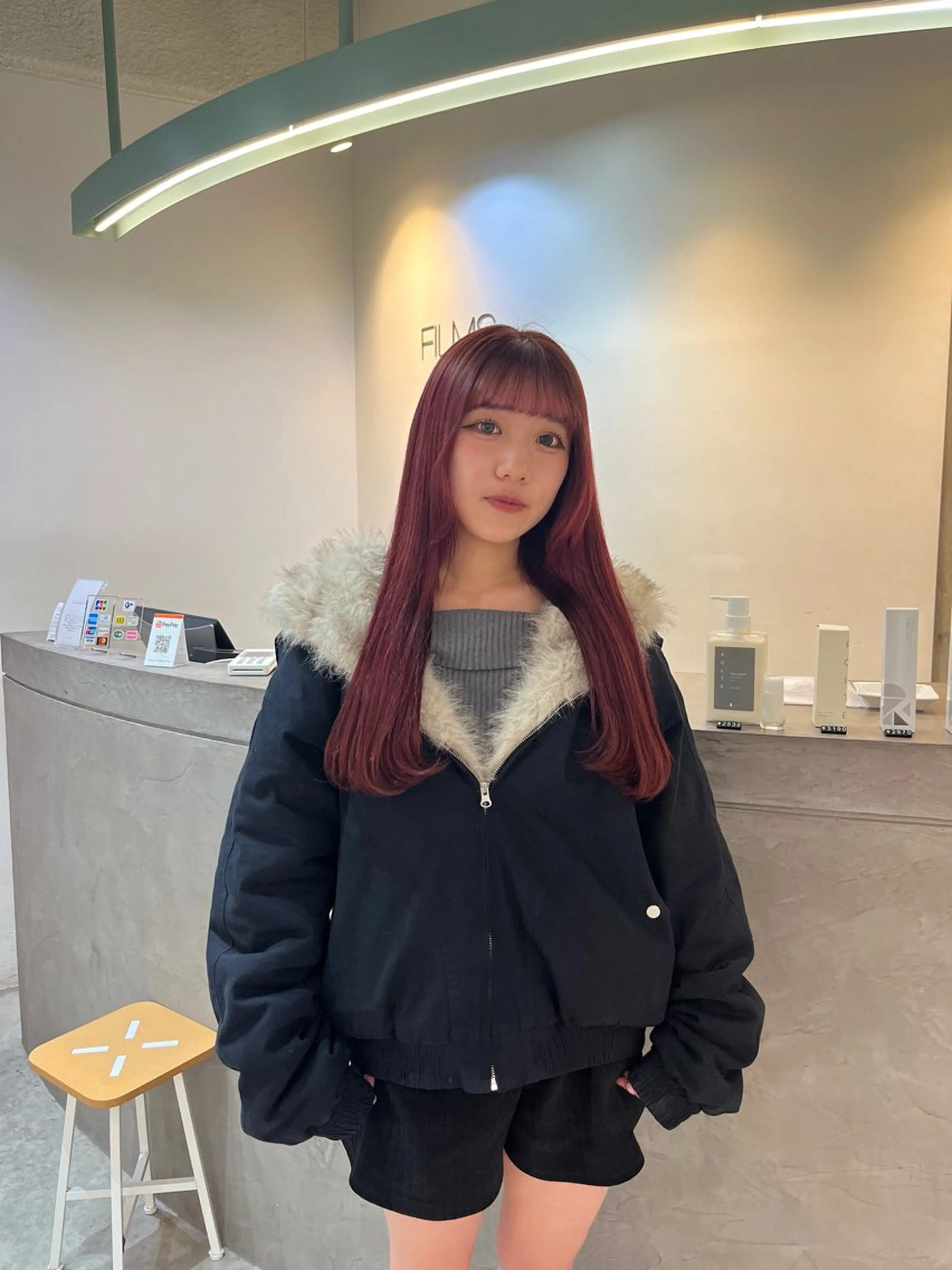 ロング カラー morita yunaのヘアスタイル