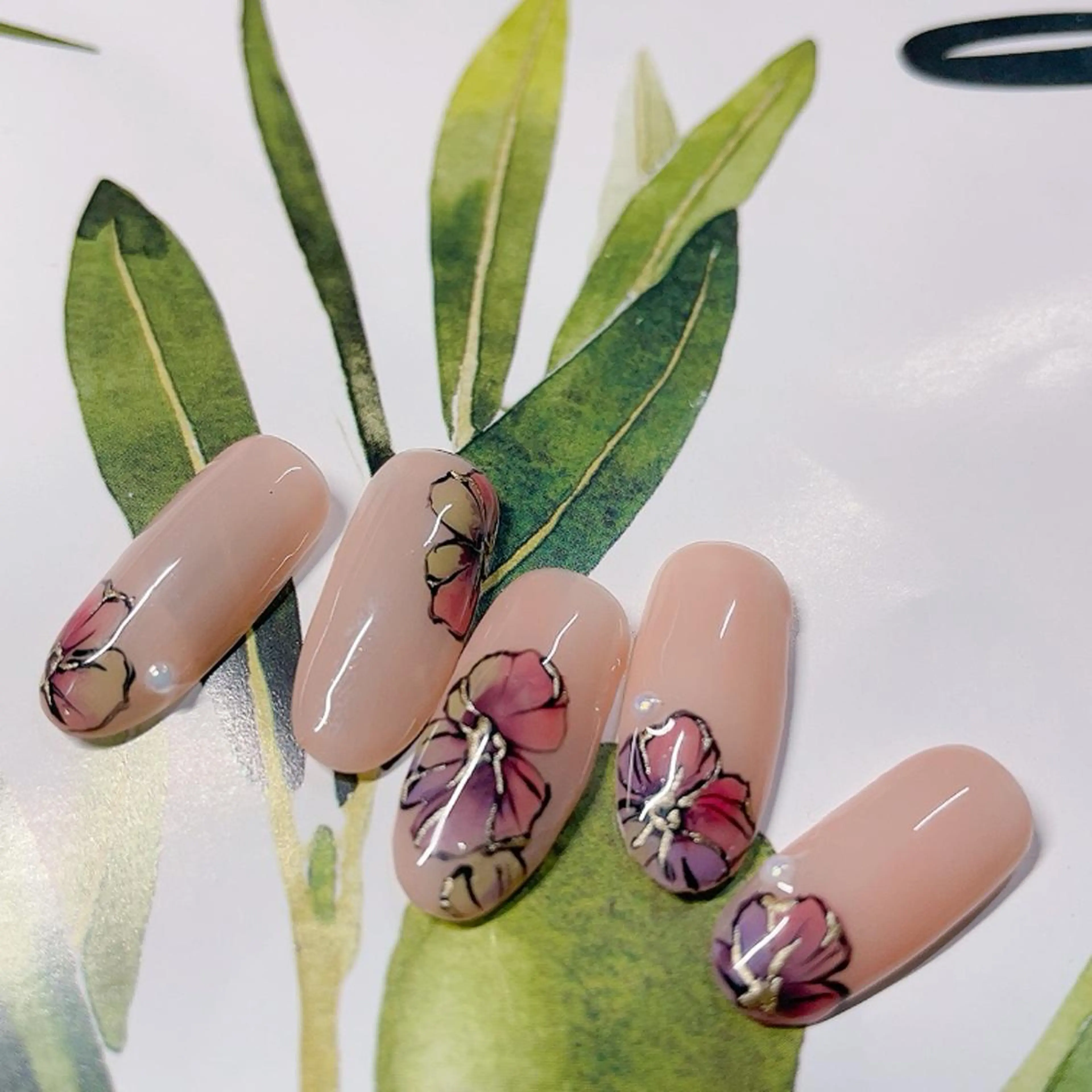 ネイル 奥園 良恵のネイルデザイン