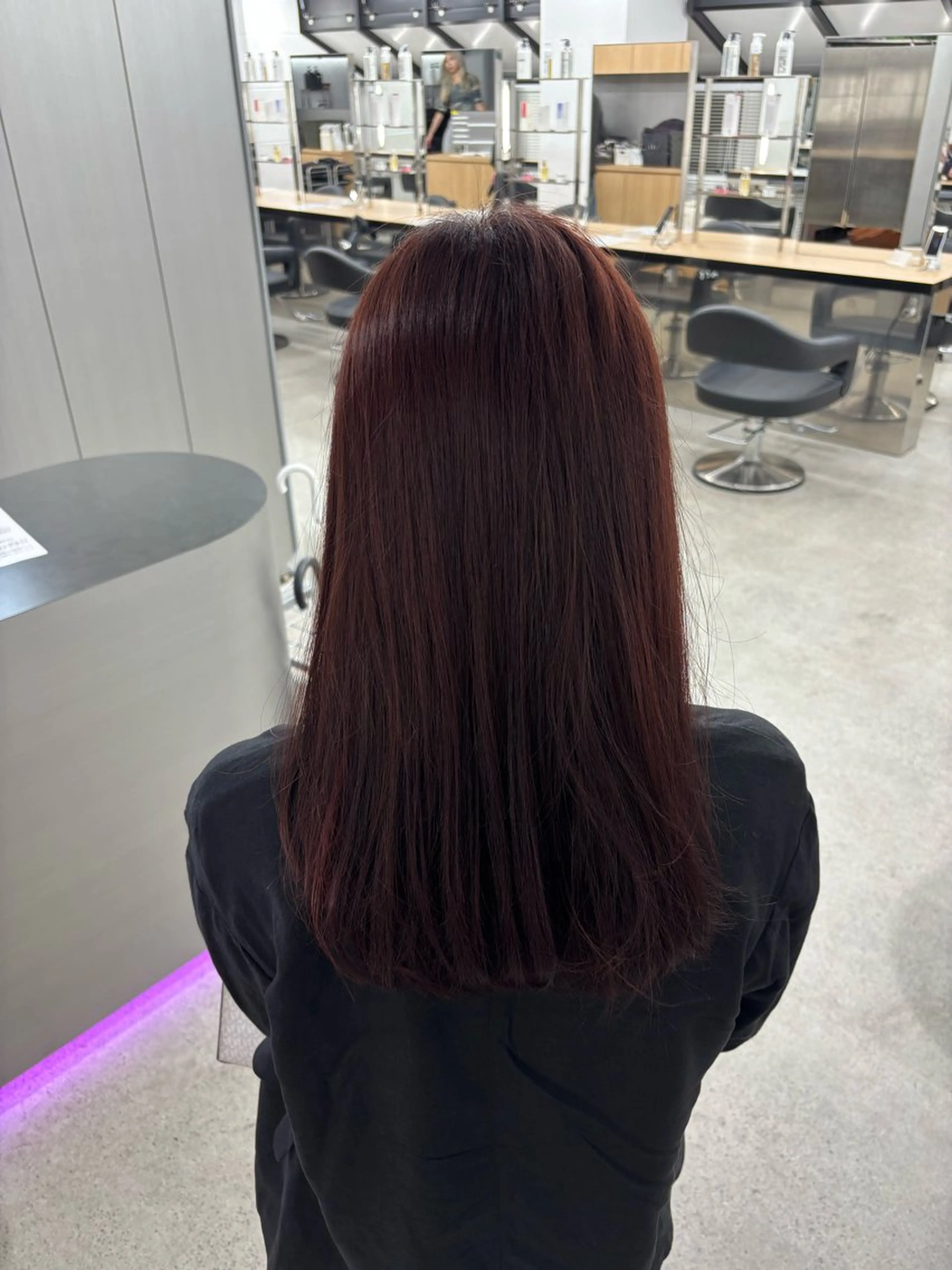 カラー カット ヘアカラー トリートメント ヘッドスパ 韓国風レイヤー透明感 艶髪カラー/岡田悠希のヘアスタイル