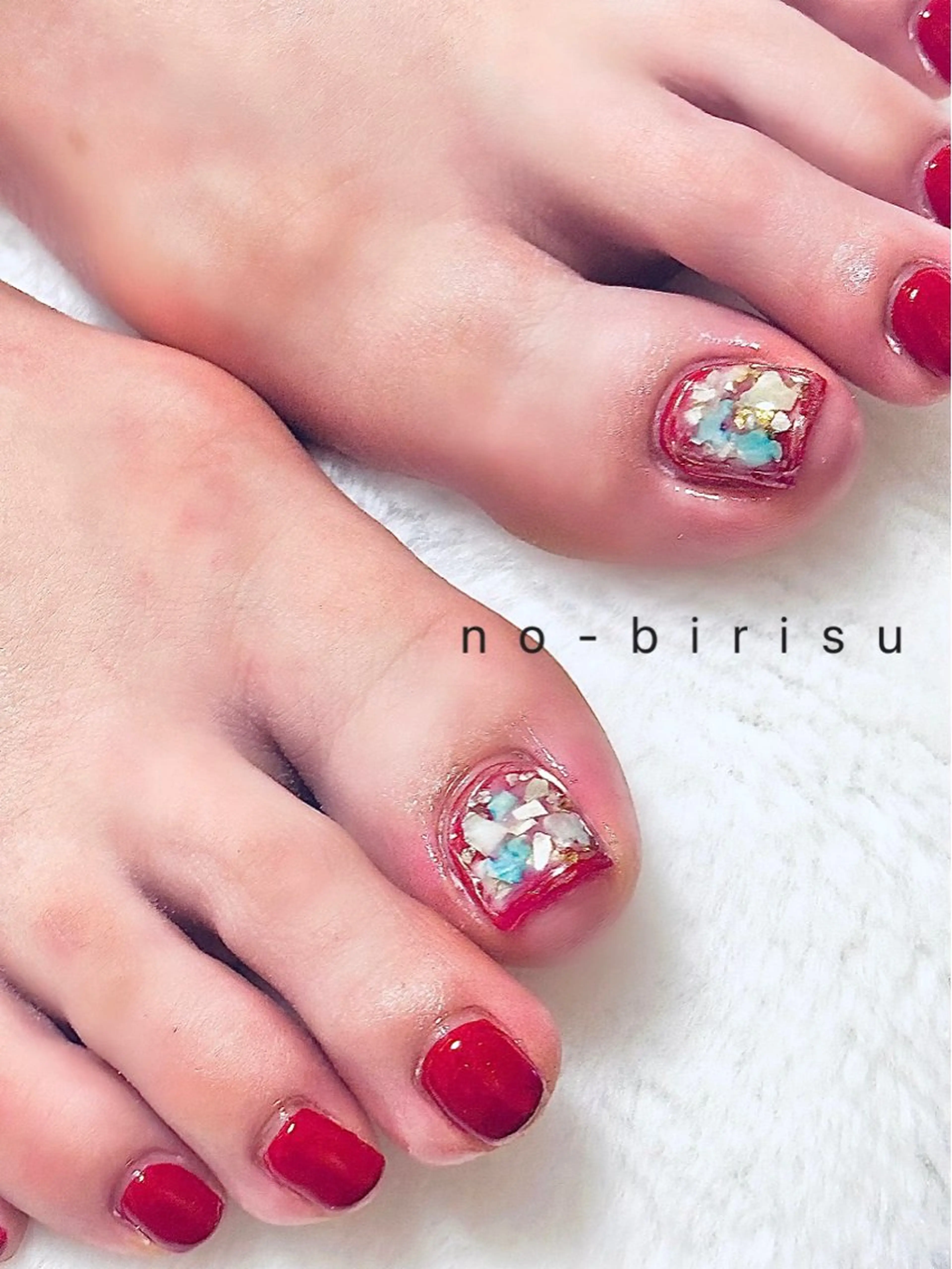 ネイル フットネイル no-birisu nailのネイルデザイン