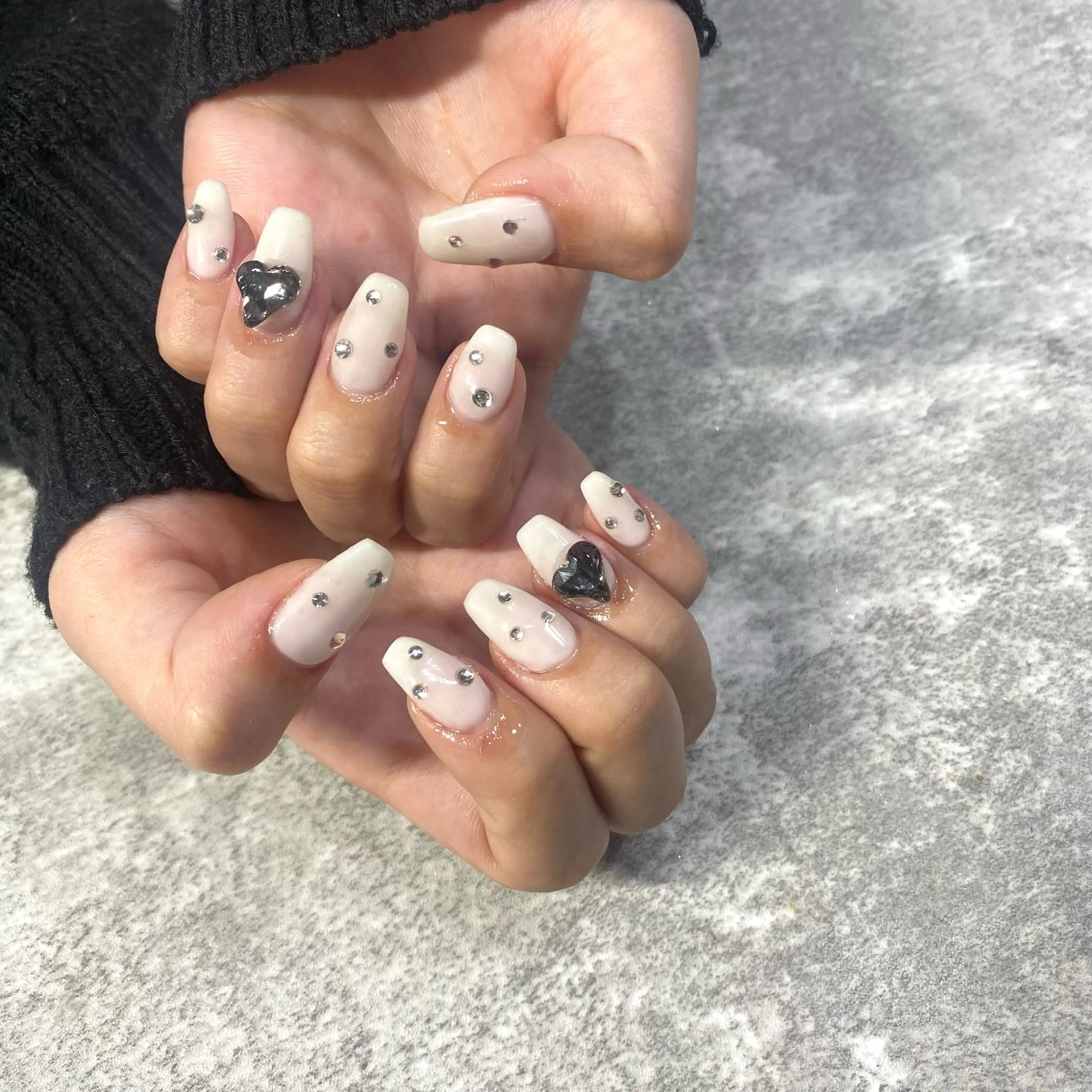 ネイル ハート ハンドネイル ★Rinail... .のネイルデザイン