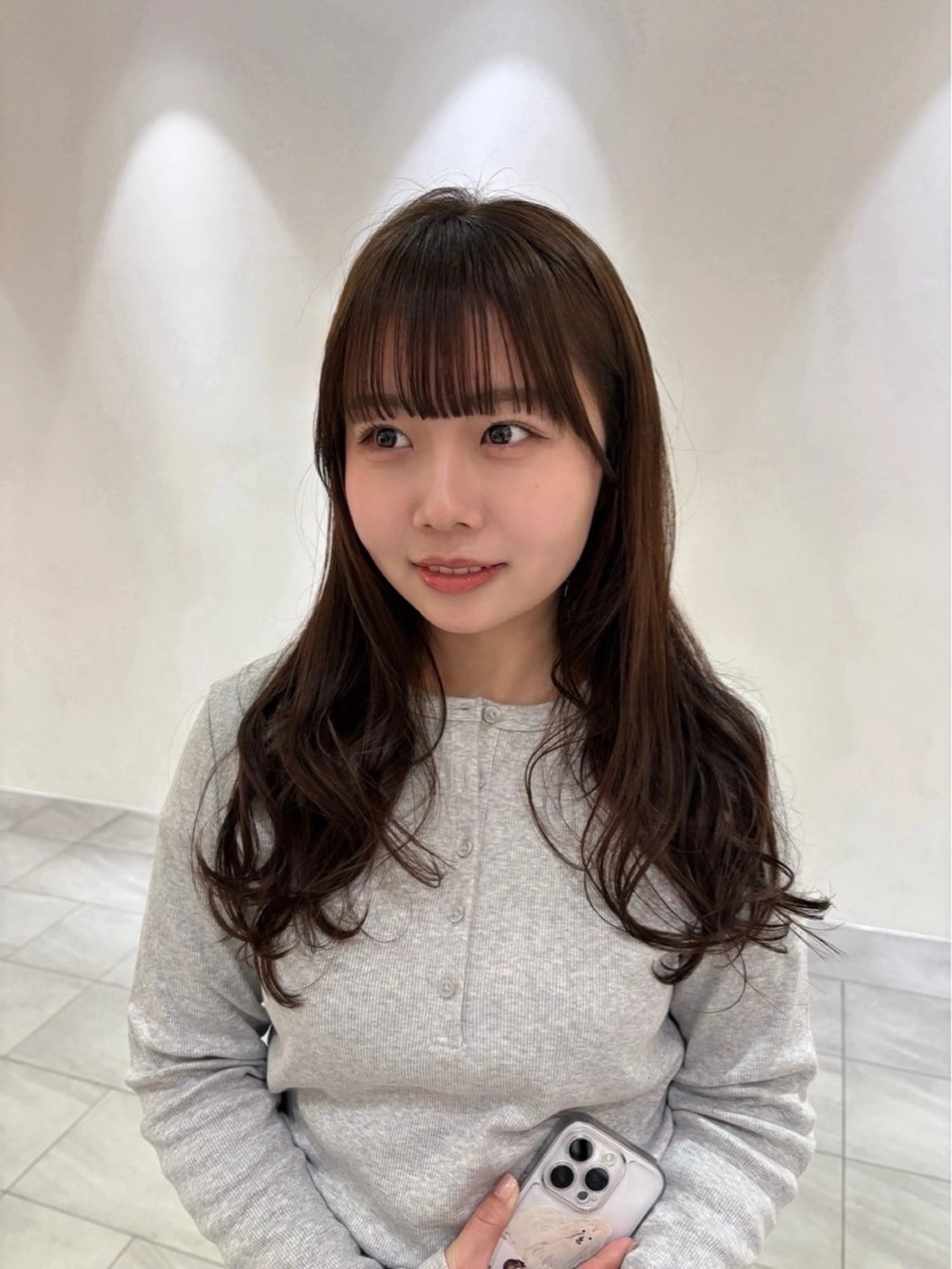 ロング カラー 門田 楓香のヘアスタイル