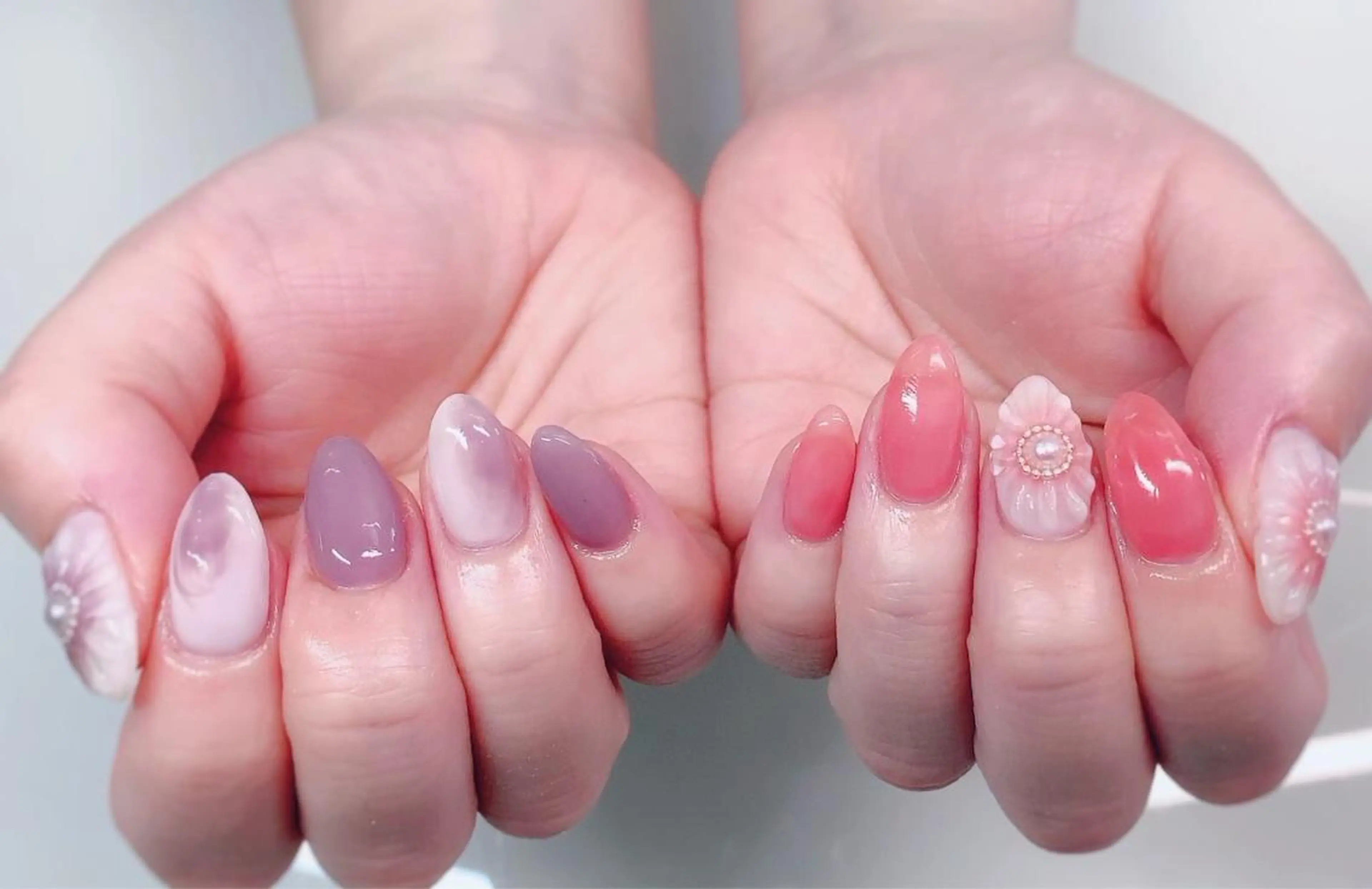 ネイル フットネイル グリーン オフィスネイル ワンカラーネイル 春ネイル Lily Roseスタッフ一同のマツエク・マツパデザイン