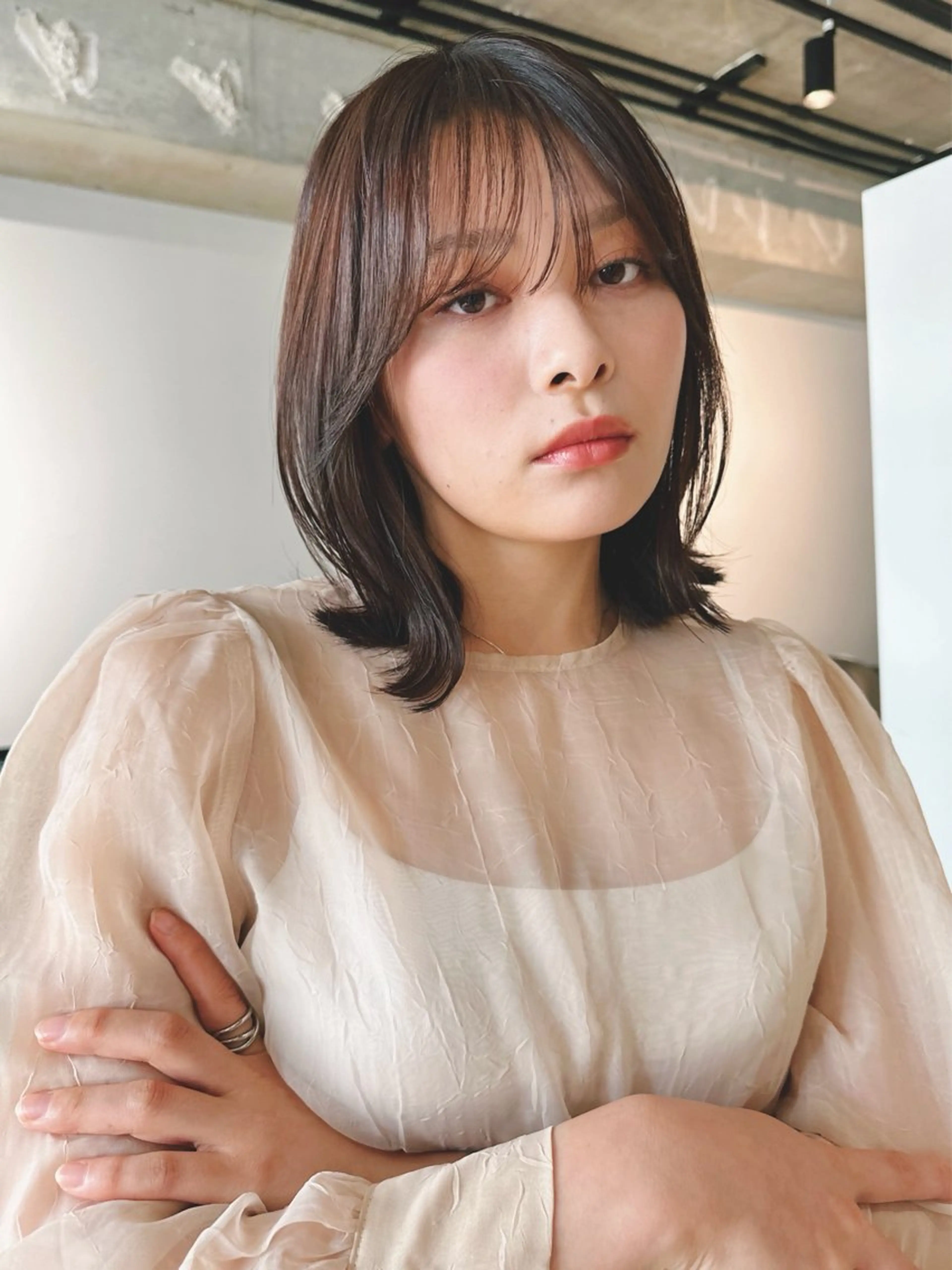 ショート カラー パーマ 🫧小顔×似合わせ× 透明感カラー🫧のヘアスタイル