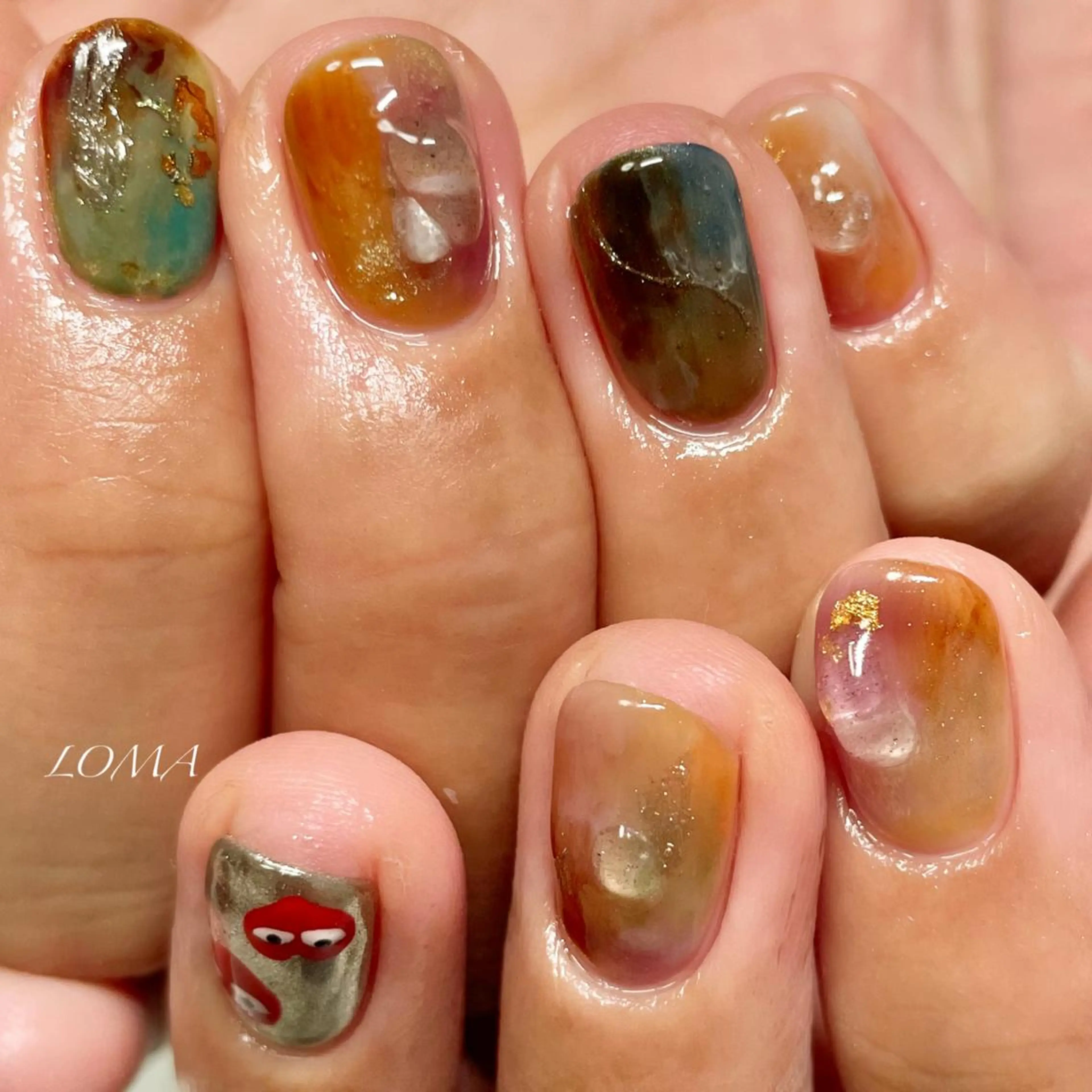 ネイル ハンドネイル ハンドケア m-nail 🌙minamiのネイルデザイン
