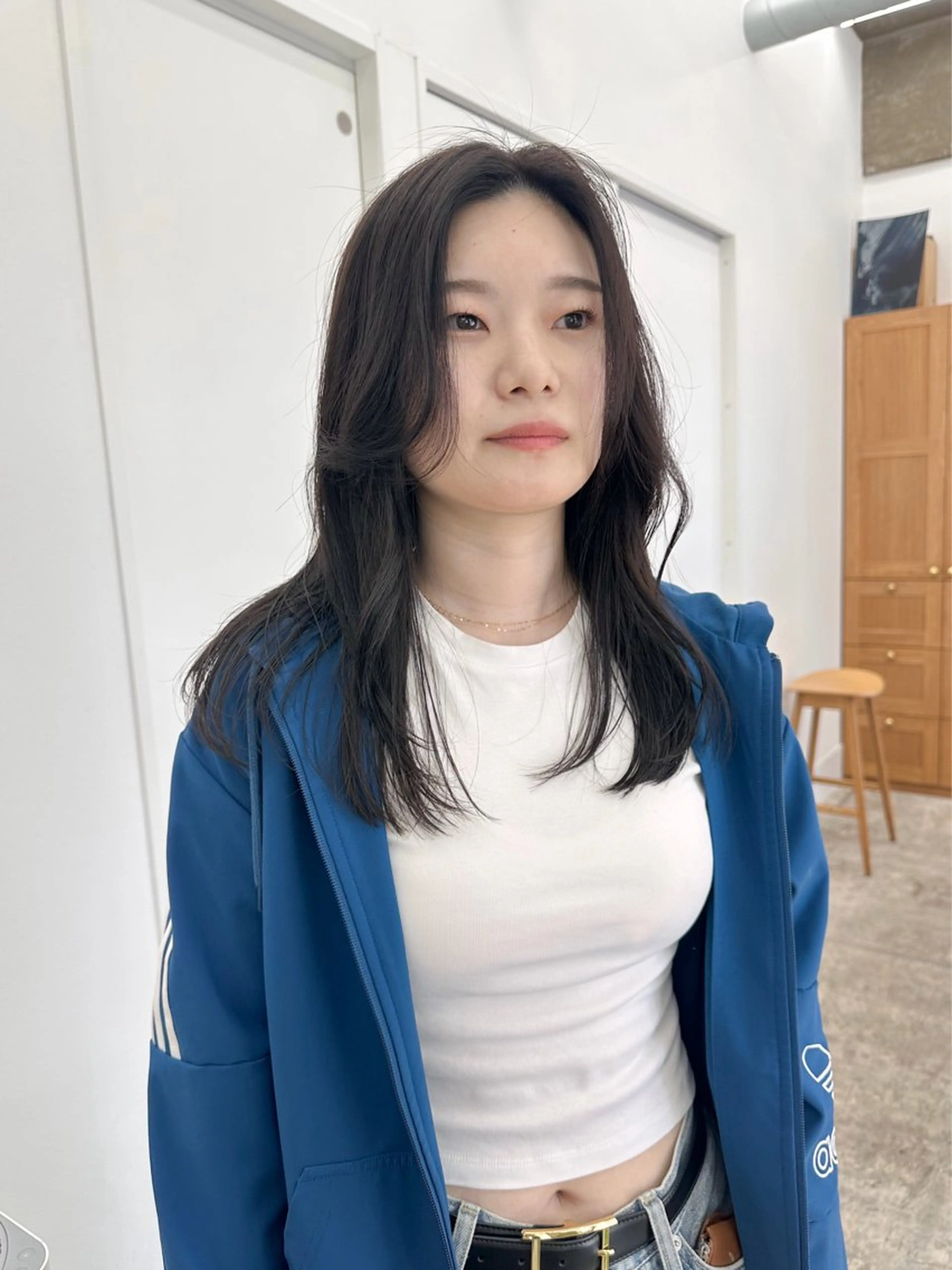 セミロング カラー メンズカットパーマ/ ブリーチ高柳将太のヘアスタイル