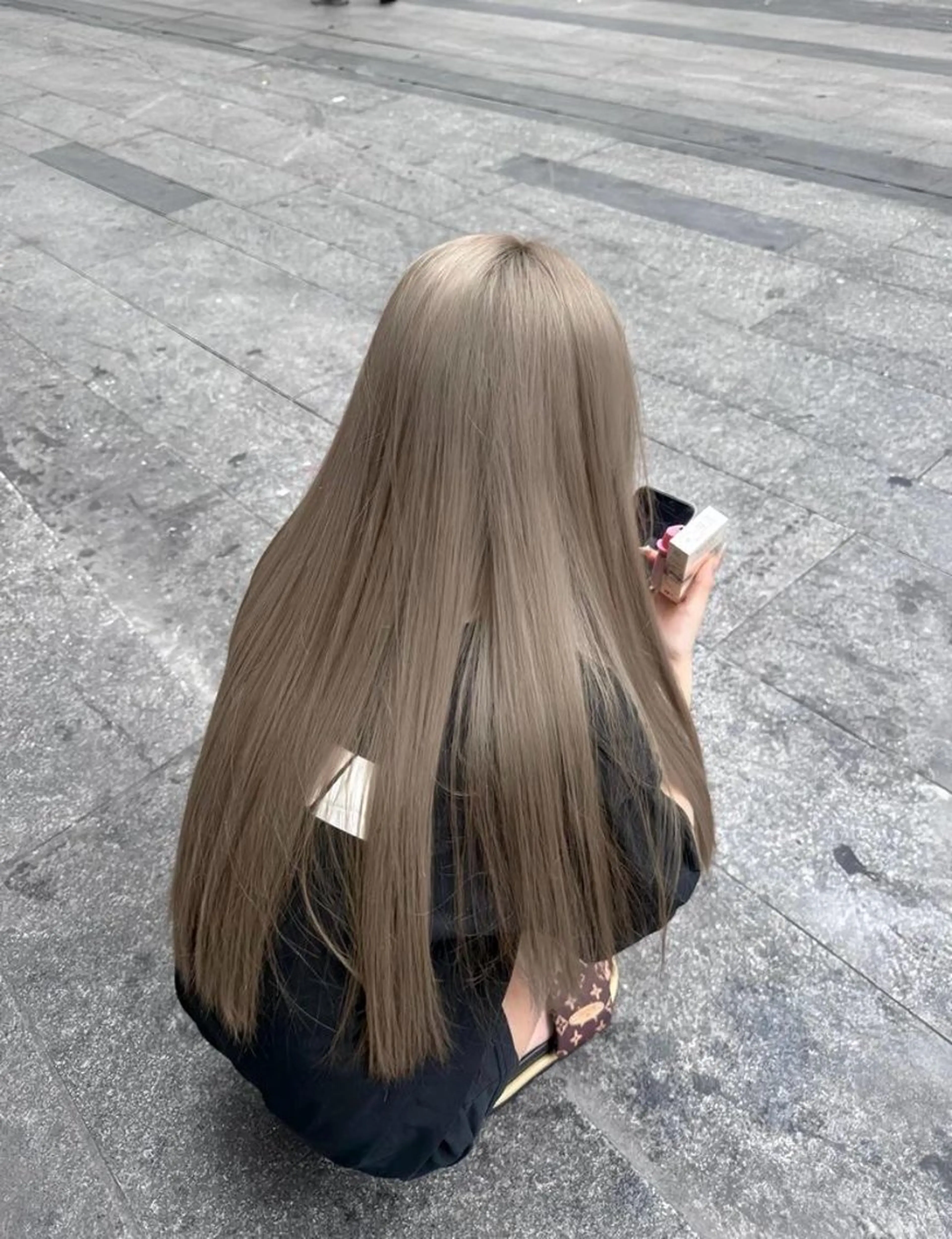 ロング カラー ヘアアレンジ カット ヘアカラー 💓ブリーチ特化 透明感💓あい💓のヘアスタイル