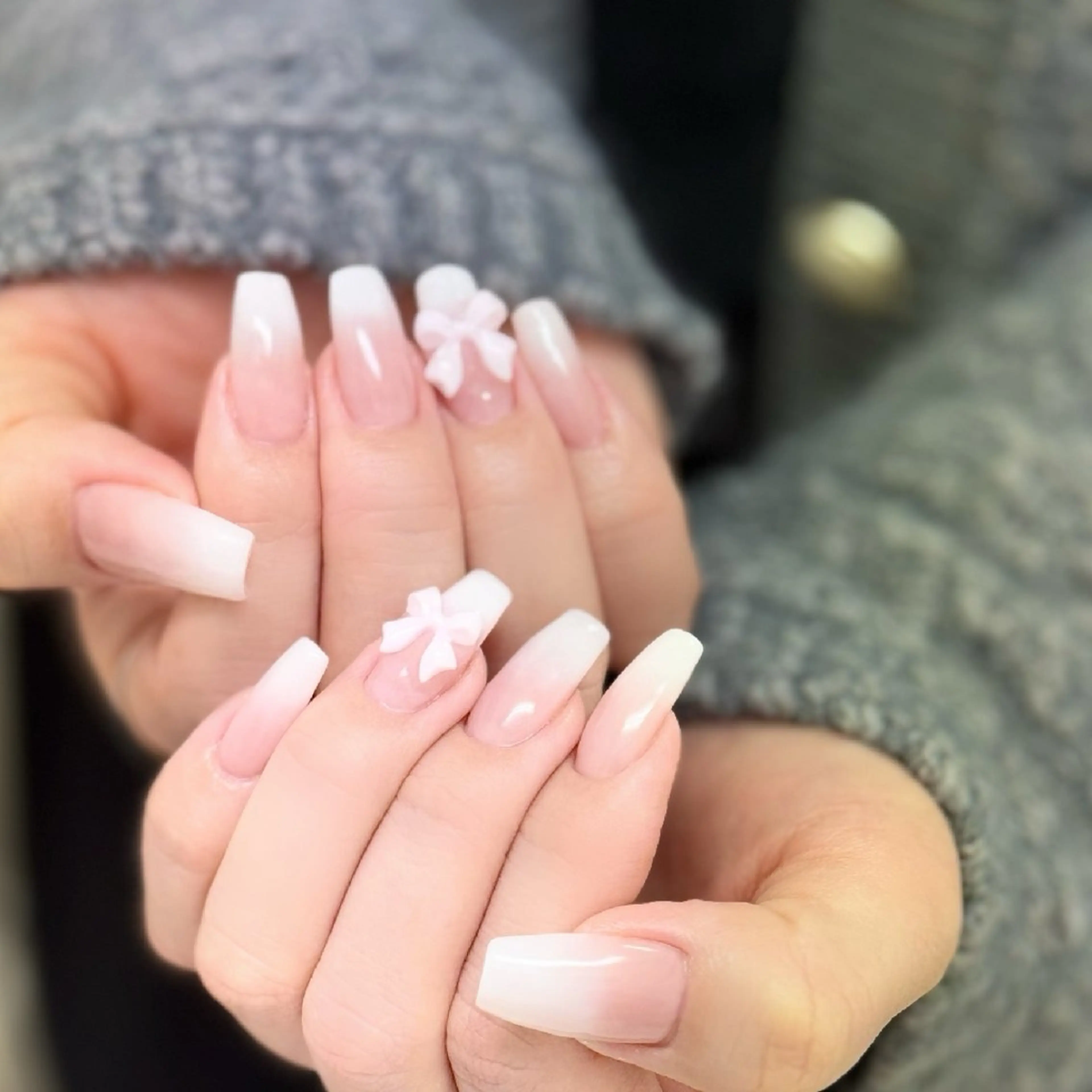 ネイル ロングネイル ハンドネイル muum_nail 新宿2分 三丁目1分のネイルデザイン