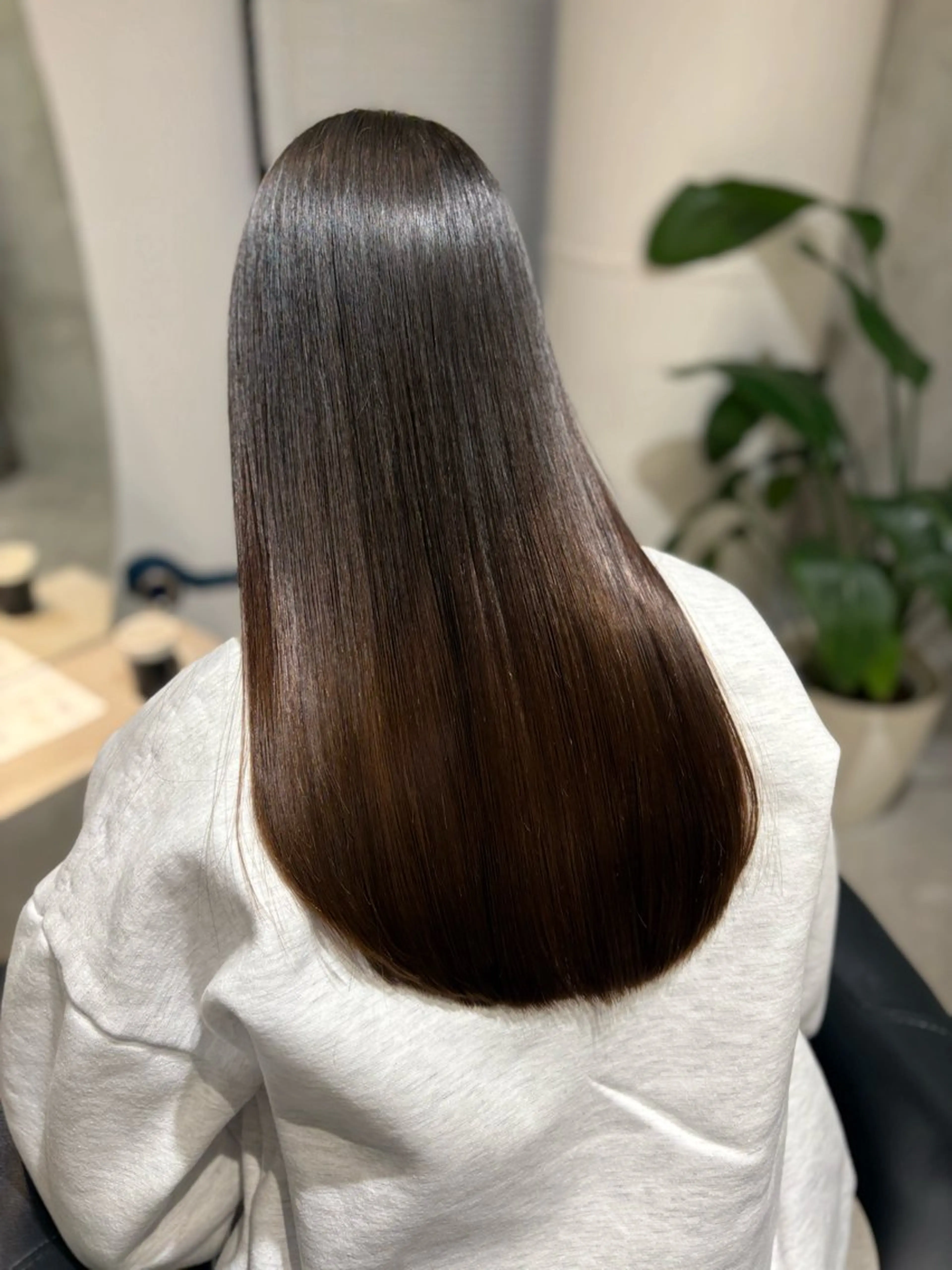 ロング カット トリートメント Nyne所属・🍀失敗しない 縮毛矯正熊谷竜馬🍀のヘアスタイル