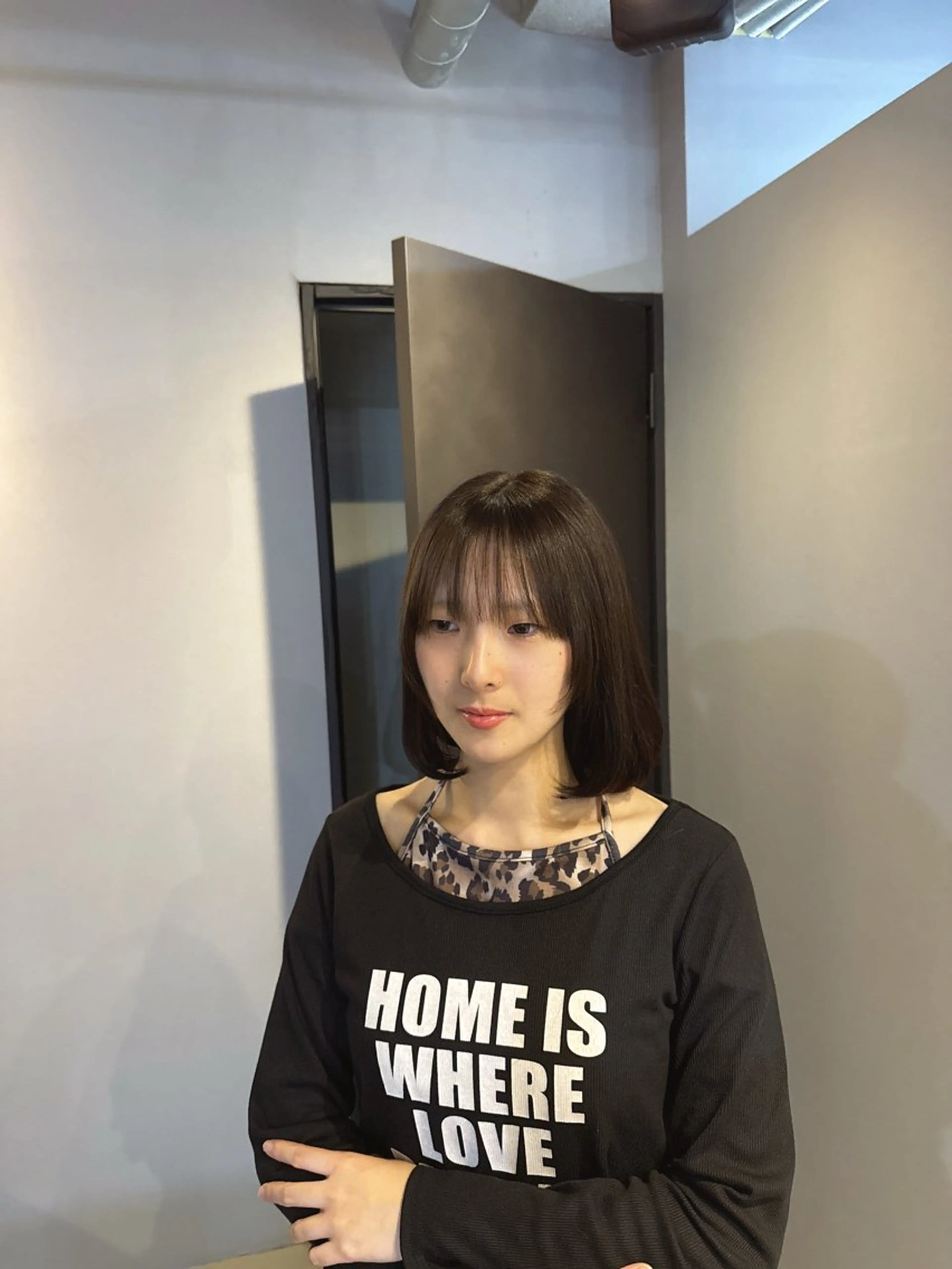 ミディアム カラー ブラウンカラー ボブ 小倉/髪質改善 /カラー/五郡 陽菜のヘアスタイル