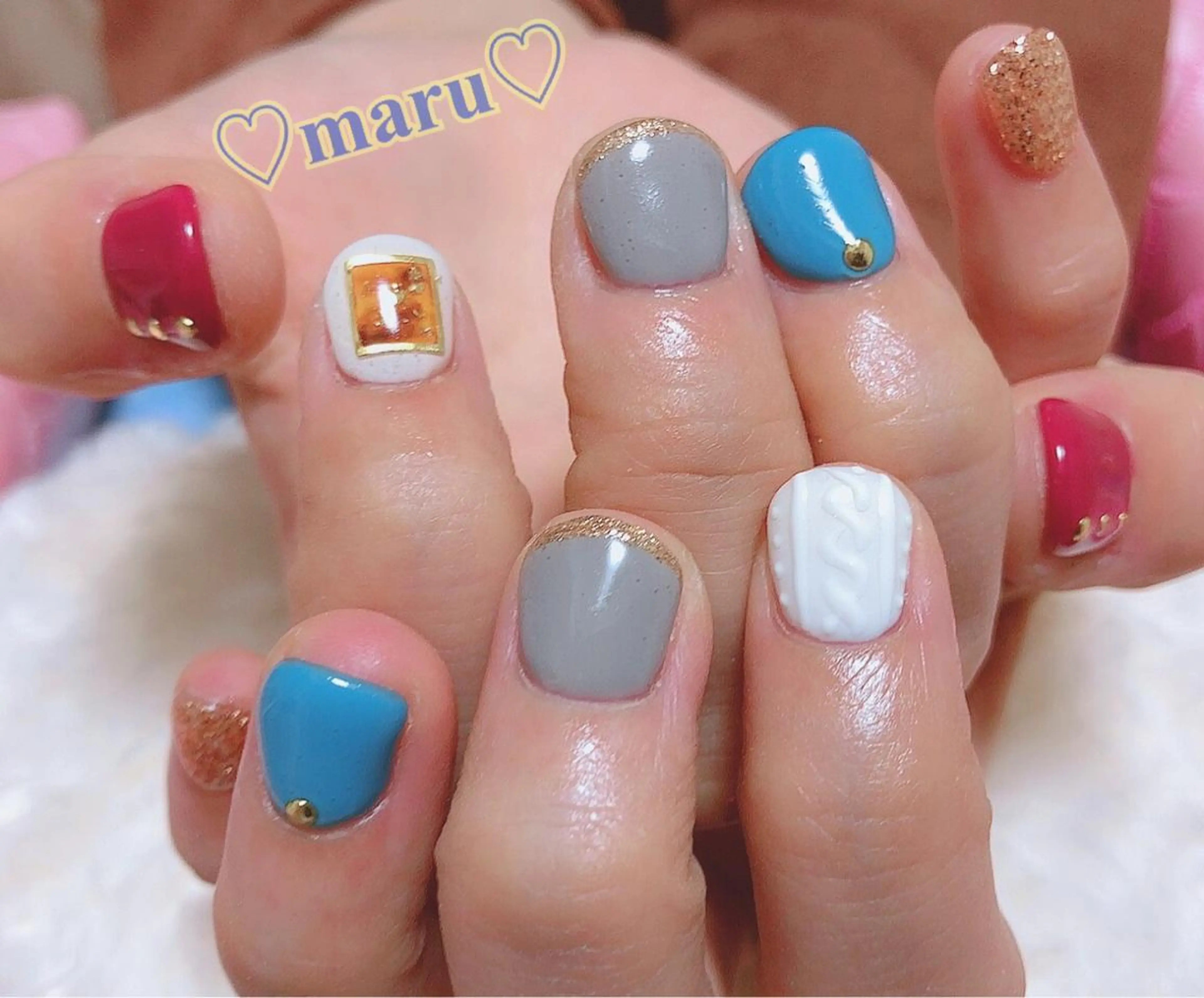 ネイル ハンドネイル フットネイル まるみ♡7/1〜値上 げ致します(>_<)のその他イメージ