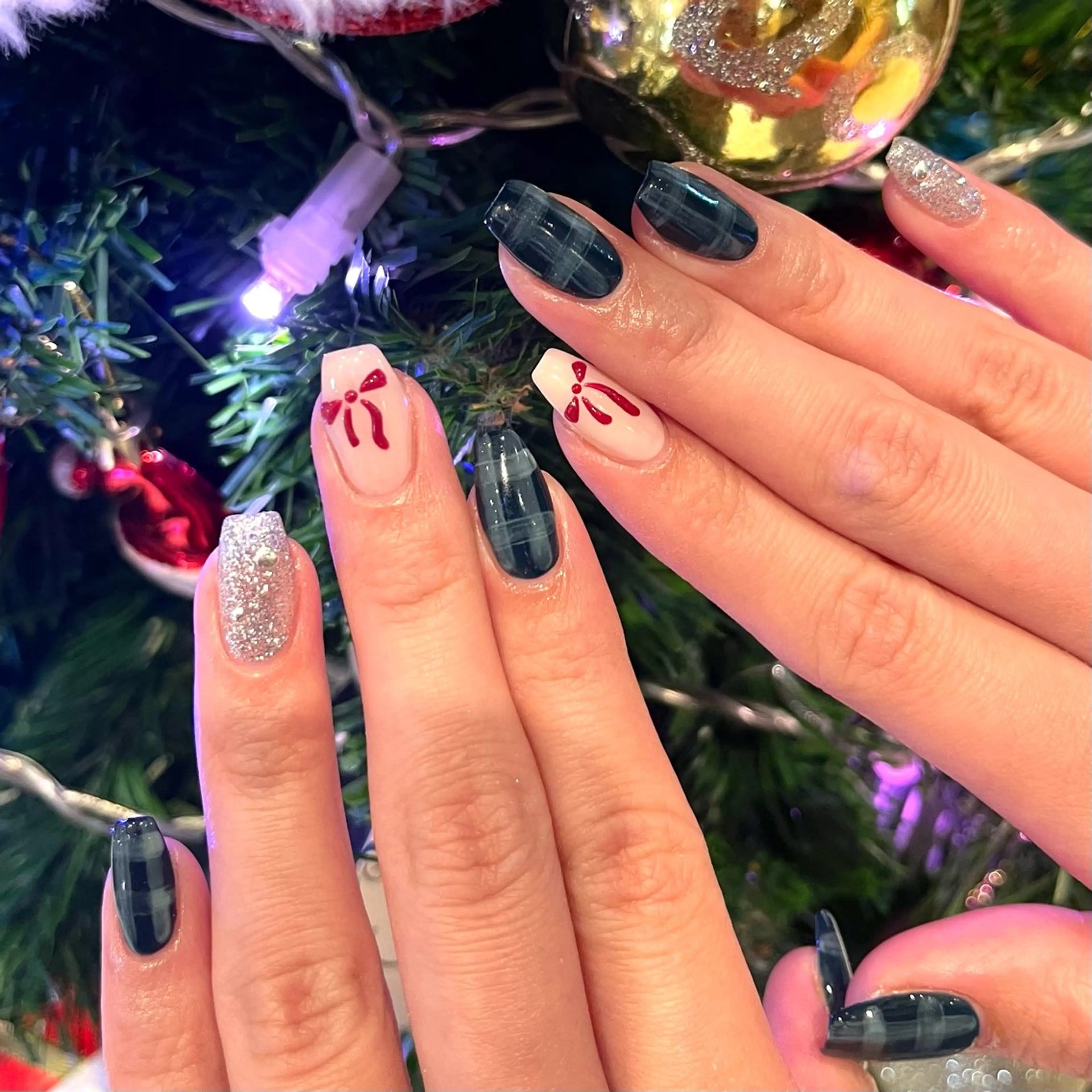 ネイル 冬ネイル クリスマス 生井 優花のネイルデザイン