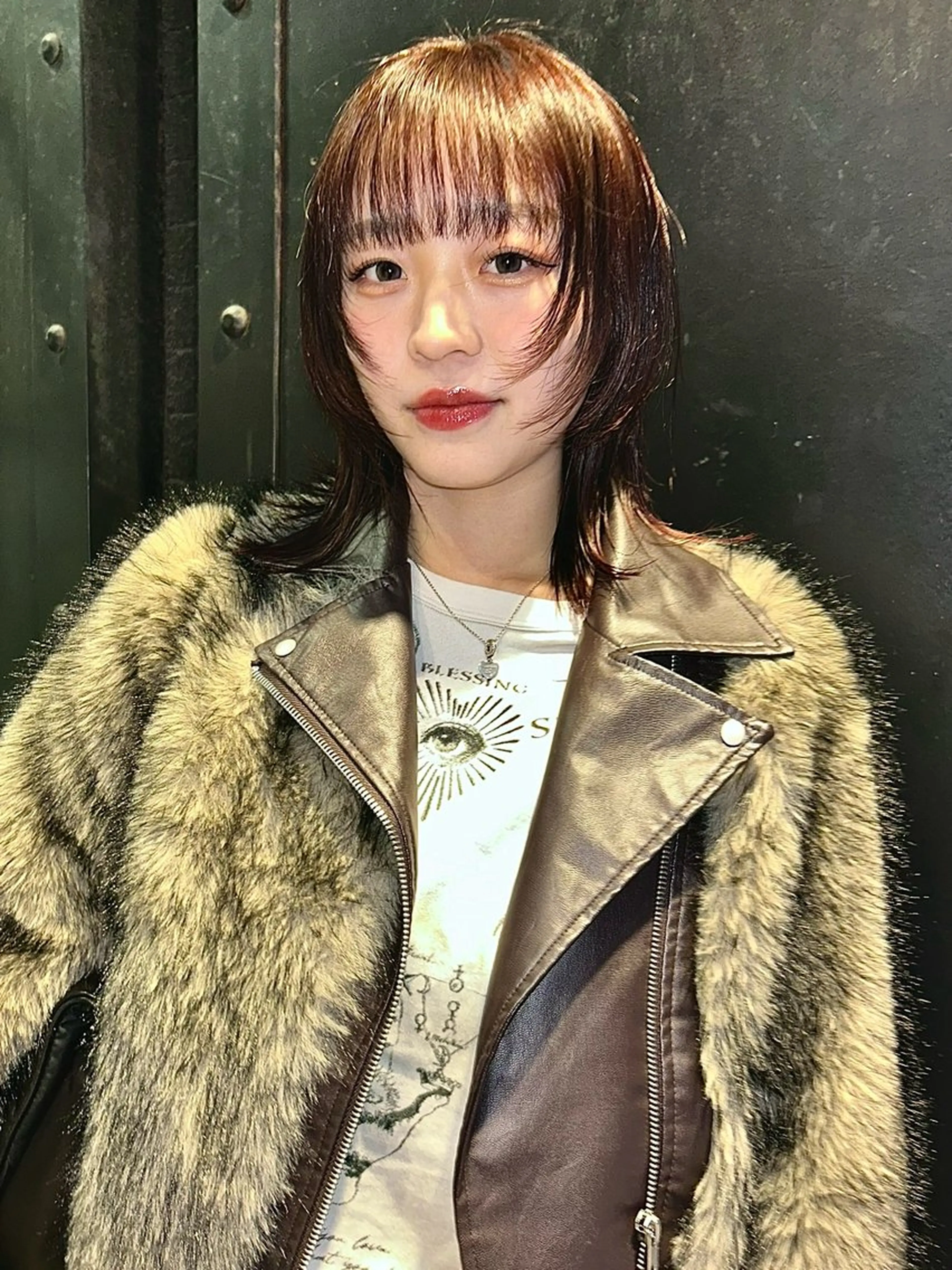 ミディアム カット ヘアカラー 👔ボブ﹨髪質改善 ストレート🩳ももかのヘアスタイル