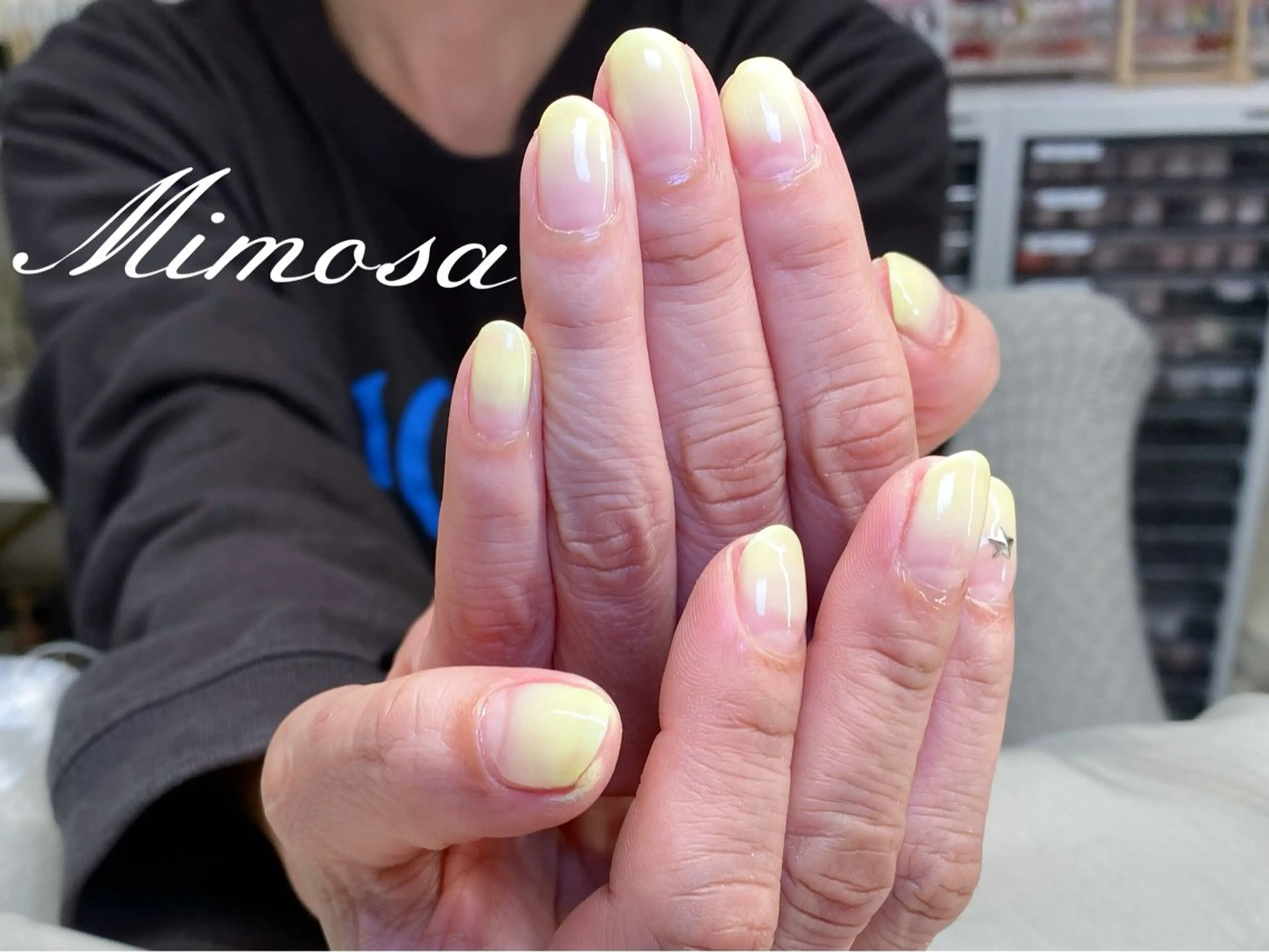 ネイル ハンドネイル 💛Mimosa💛 吉祥寺のネイルデザイン