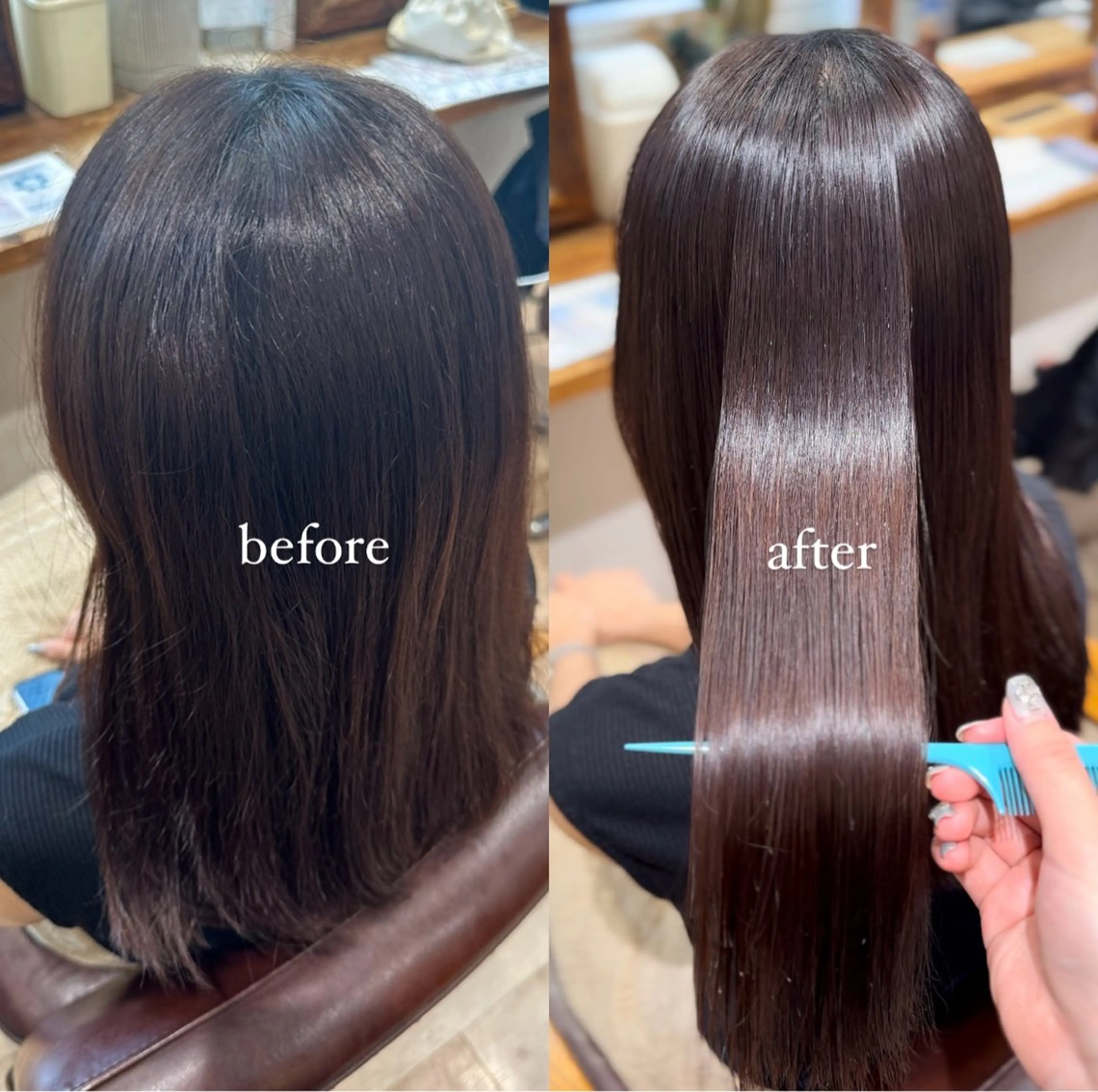 ロング 縮毛矯正 モテhair♡.* ﾏﾂｴｸ/さくら🍨のマツエク・マツパデザイン