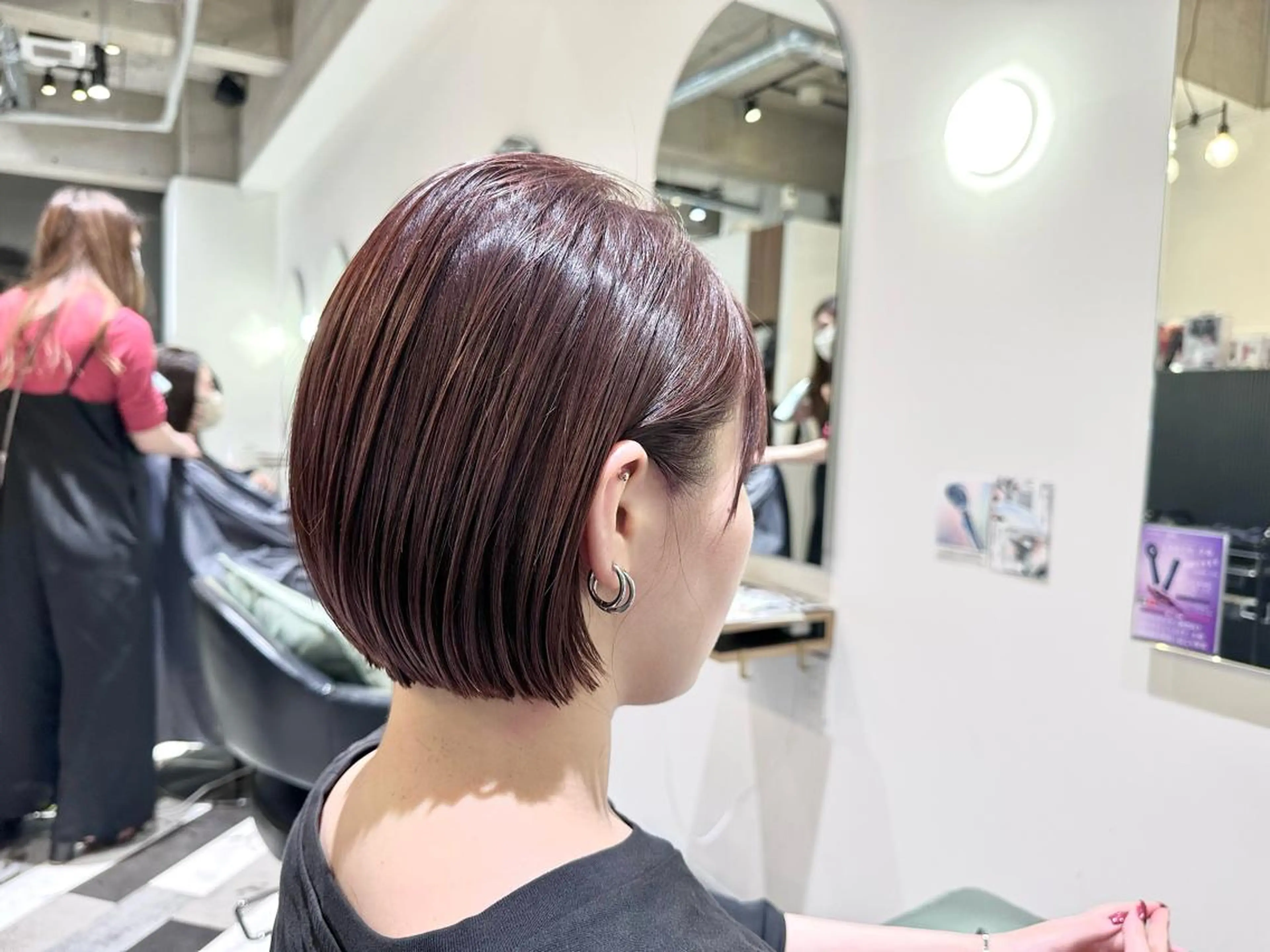 ショート カラー ボブ 清川 泰斗のヘアスタイル