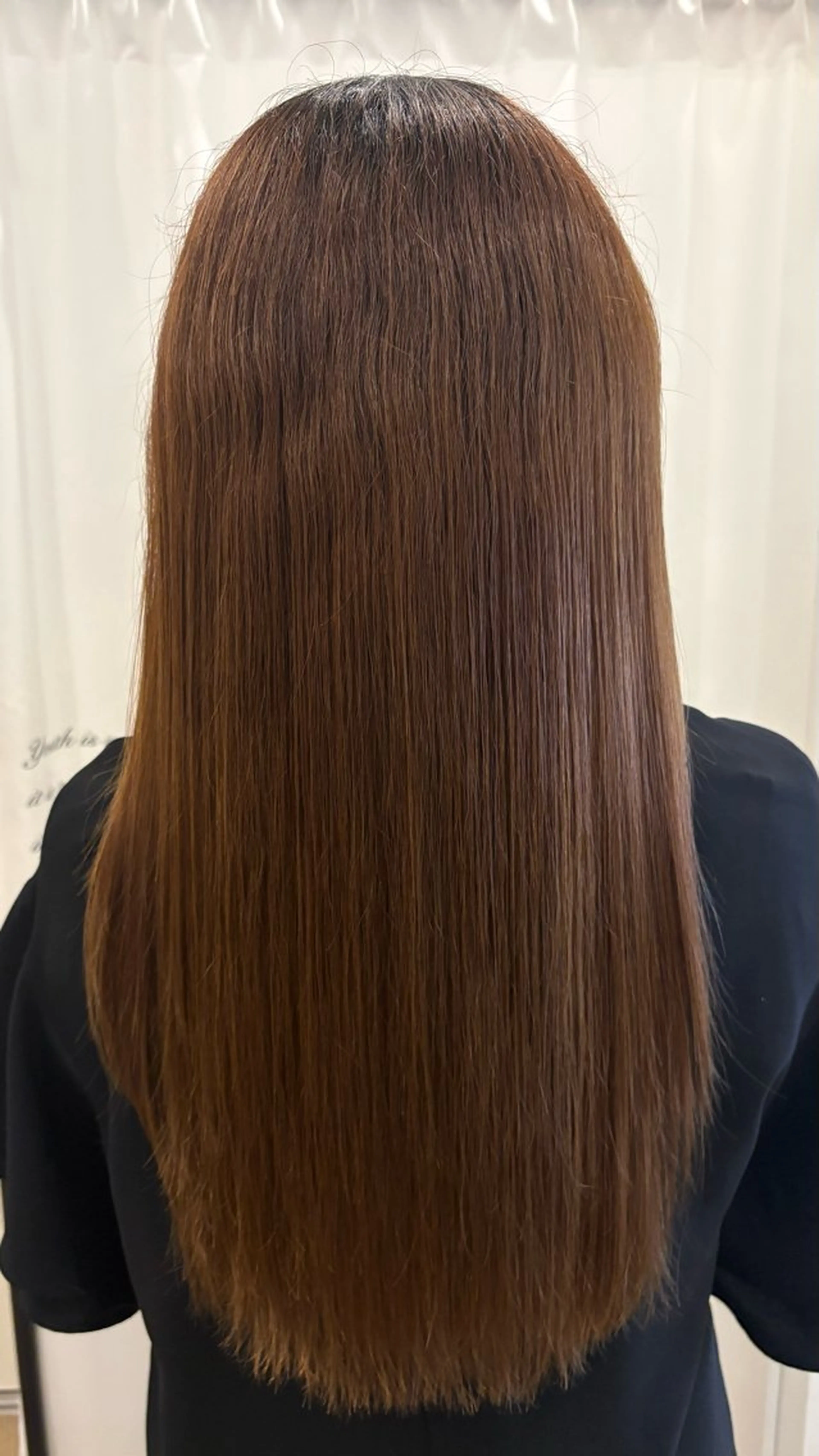 ロング カラー カット ♣️似合わせ 艶髪カラーYUUGAのヘアスタイル