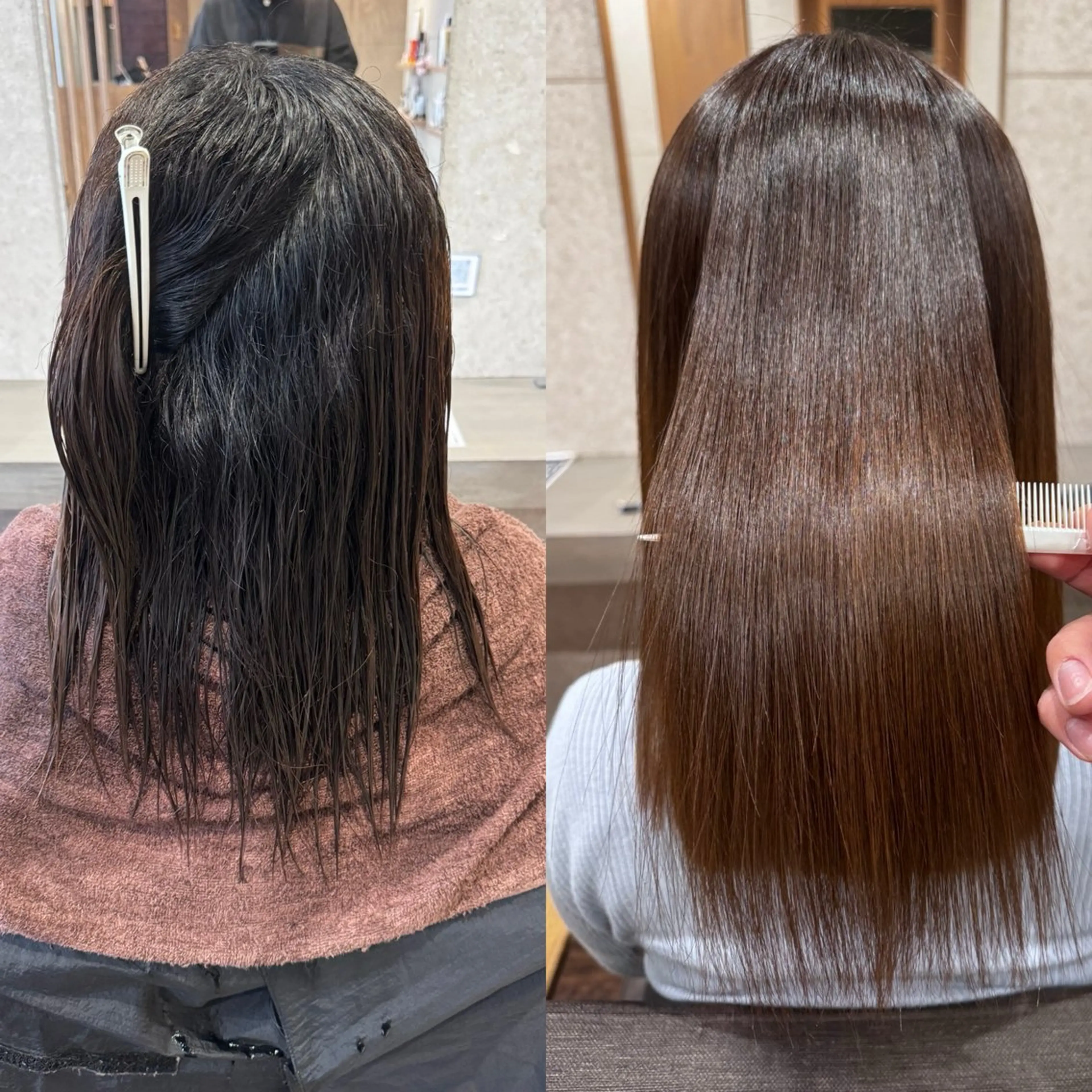 ミディアム 髪質改善 カット 縮毛矯正 トリートメント 髪質改善/艶カラー TSUBASAのヘアスタイル