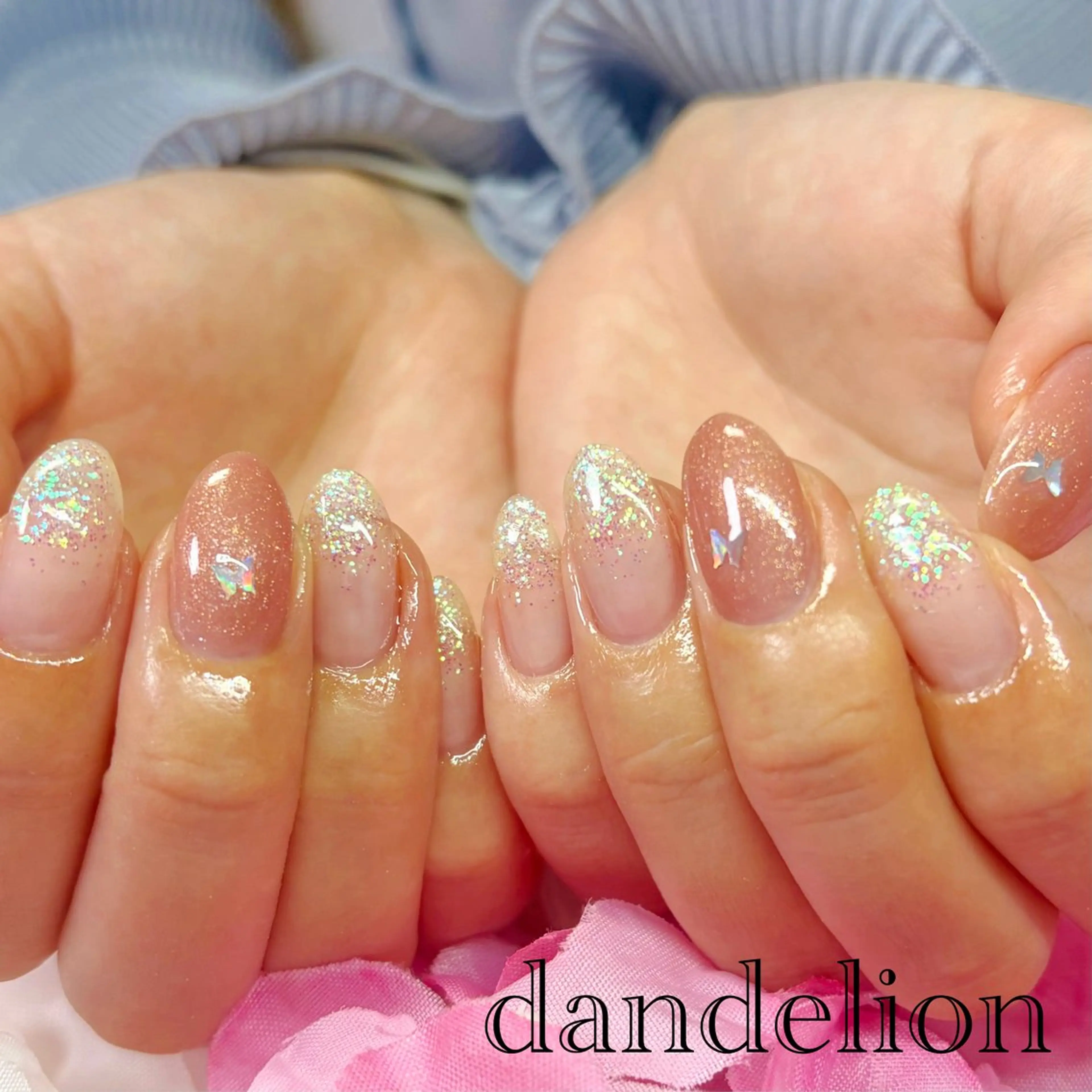 ネイル ハンドネイル ハンドケア dandelion ダンデライオンのネイルデザイン