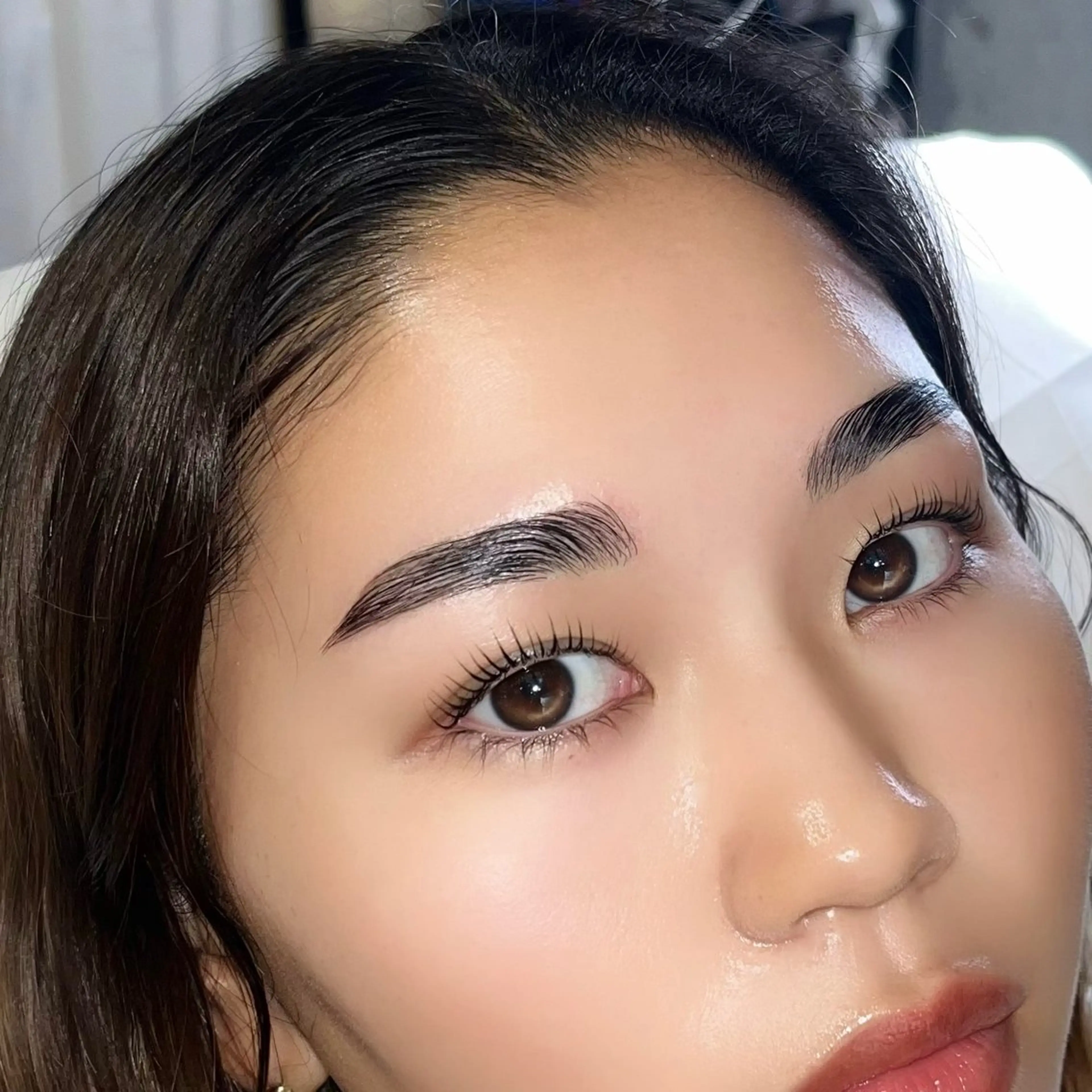 マツエク・マツパ 束感まつ毛 ナチュラル 一重×まつ毛パーマ 眉毛/まつ毛パーマ/WAX脱毛 Navillera 自由が丘所属・眉毛／まつ毛サロン Ayamiのマツエク・マツパデザイン