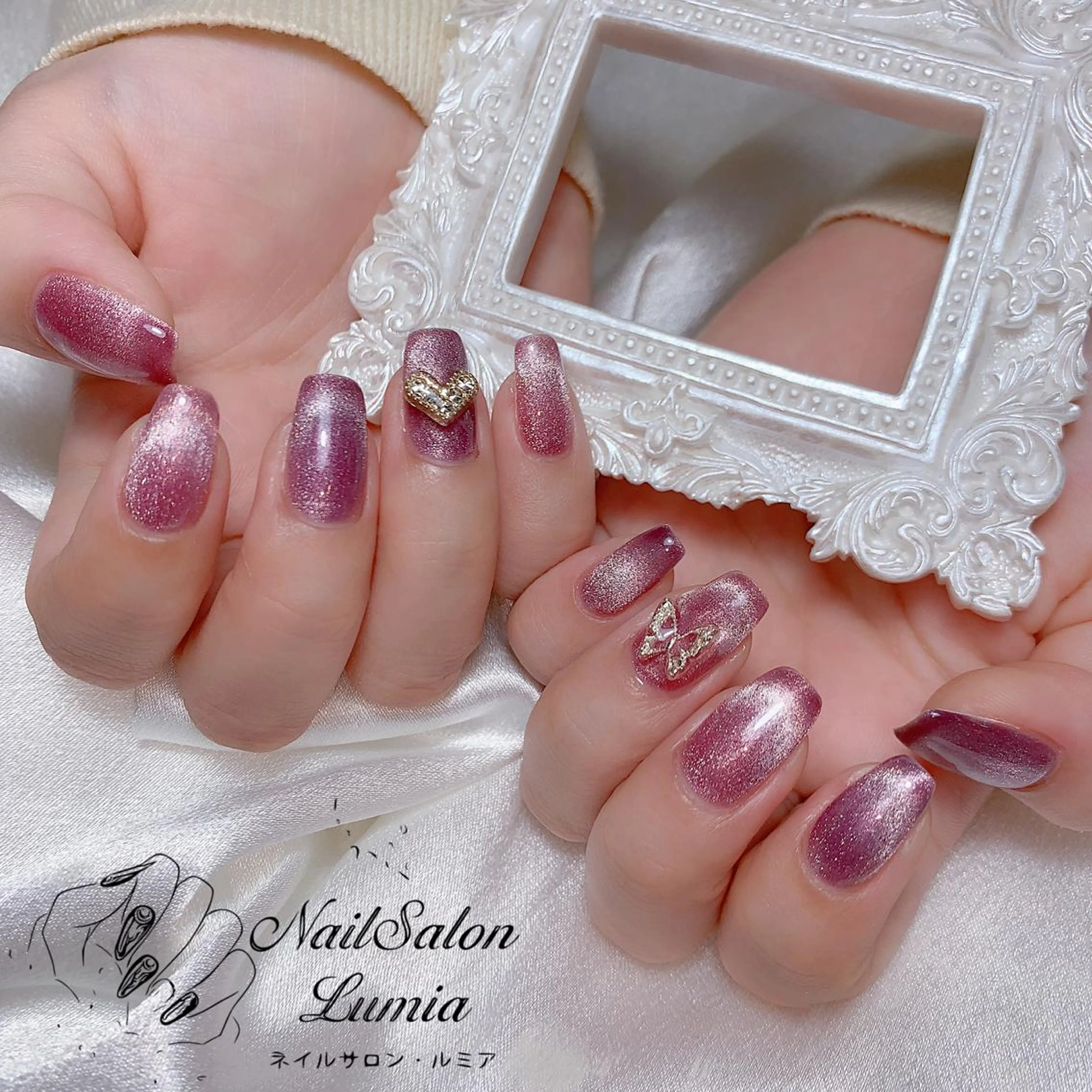 ネイル ハンドネイル ネイルサロン ルミア Lumia 店長のネイルデザイン