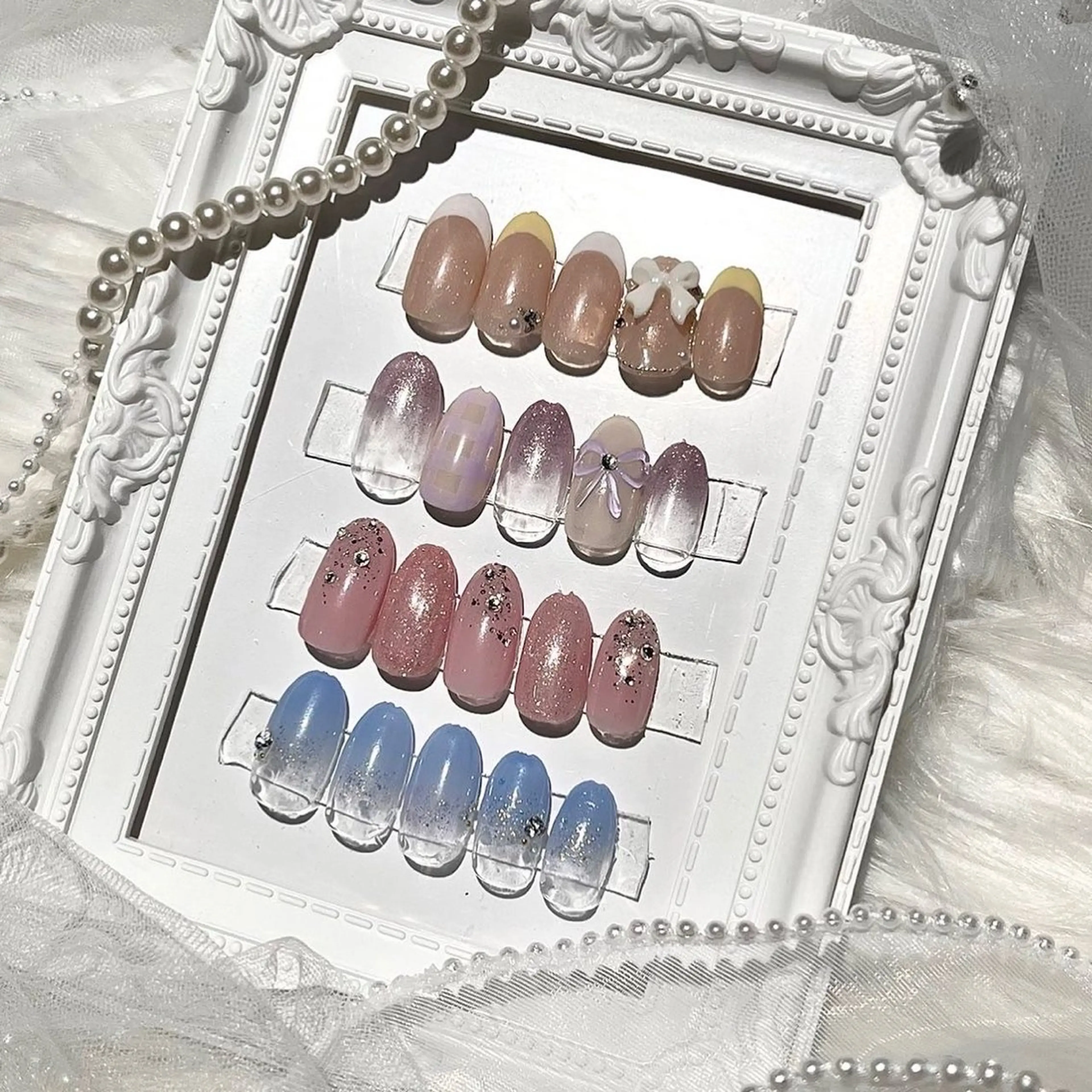 ネイル ハンドネイル ハンドケア Macherie Rose Jrのネイルデザイン