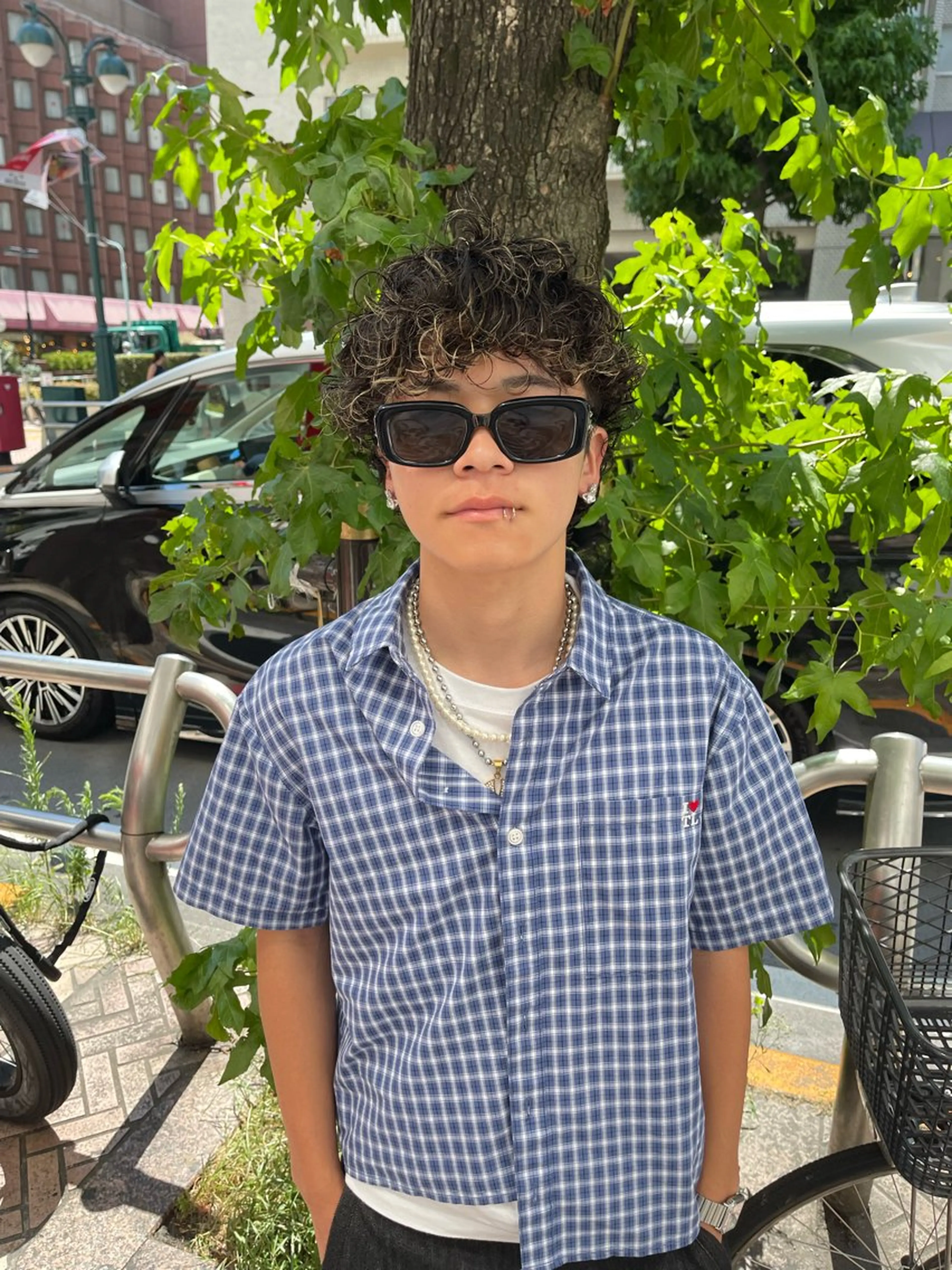 【初回限定クーポン!】メンズカット+ハイライト+パーマ ¥15000 minimo限定30%OFF!!の写真