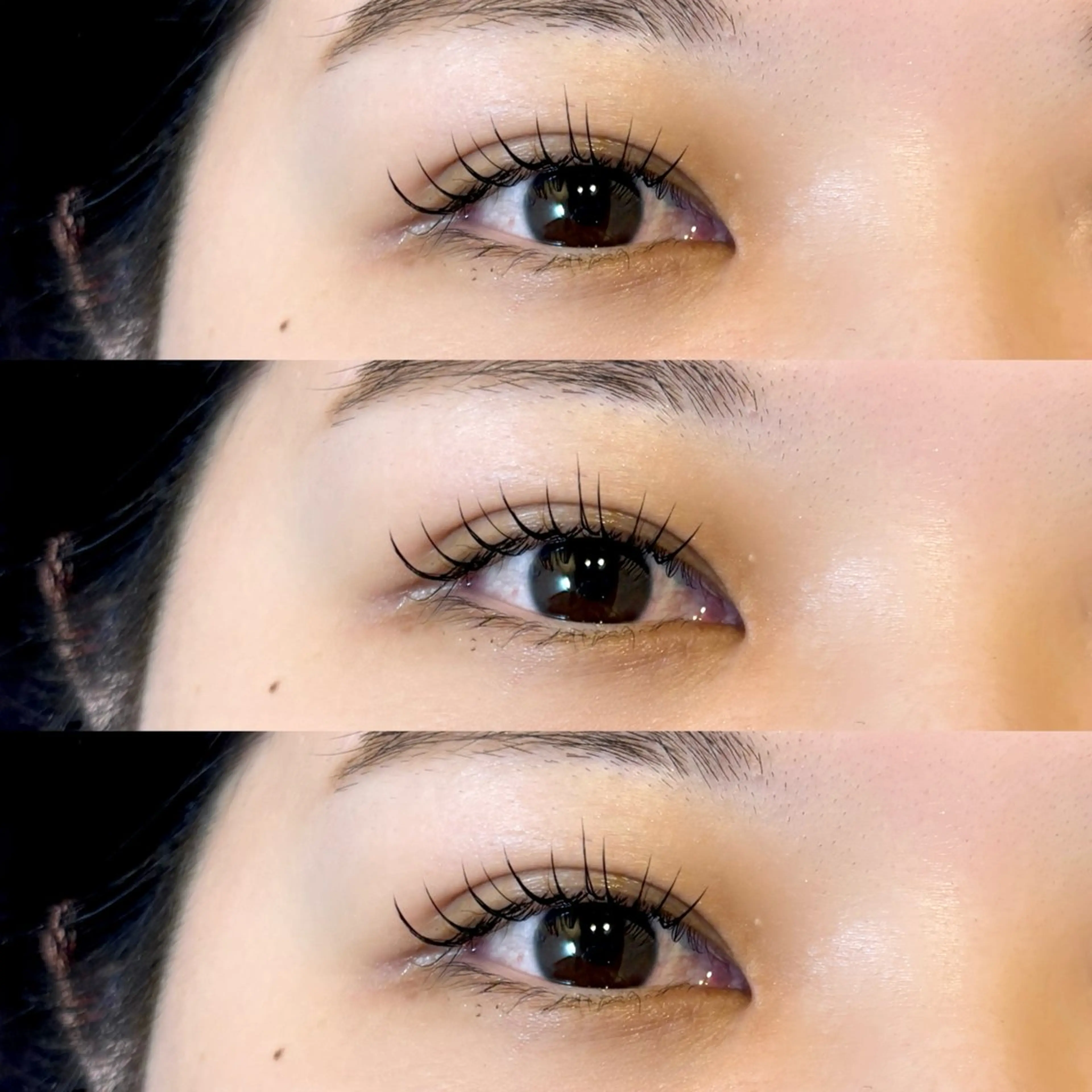 マツエク・マツパ ナチュラル パリジェンヌラッシュリフト まつげパーマ 一重×まつ毛パーマ 表参道eyelist KONOMIのマツエク・マツパデザイン