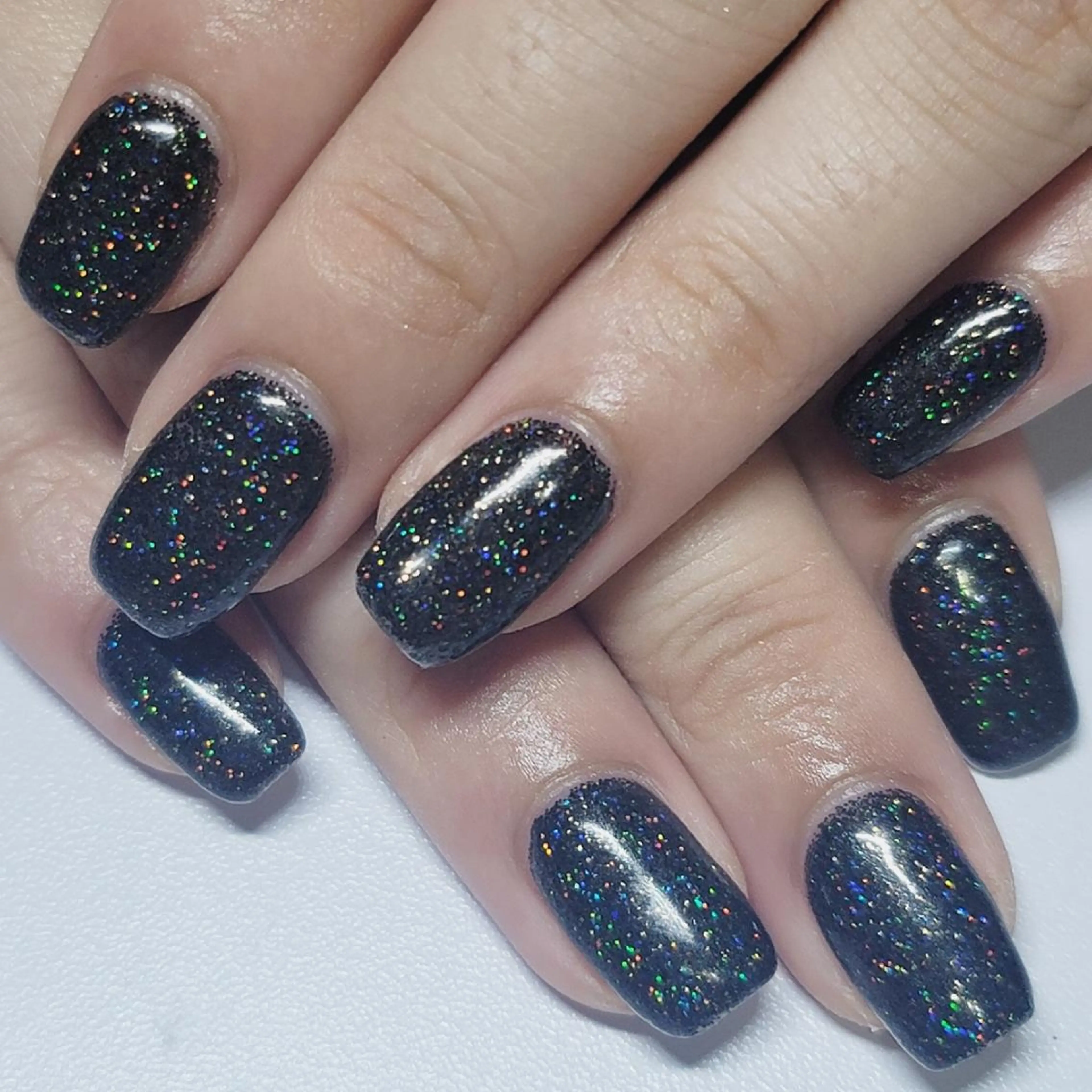 ネイル オーロラネイル ラメ(グリッター) ワンカラーネイル ハンドネイル よしだ ひろきのネイルデザイン