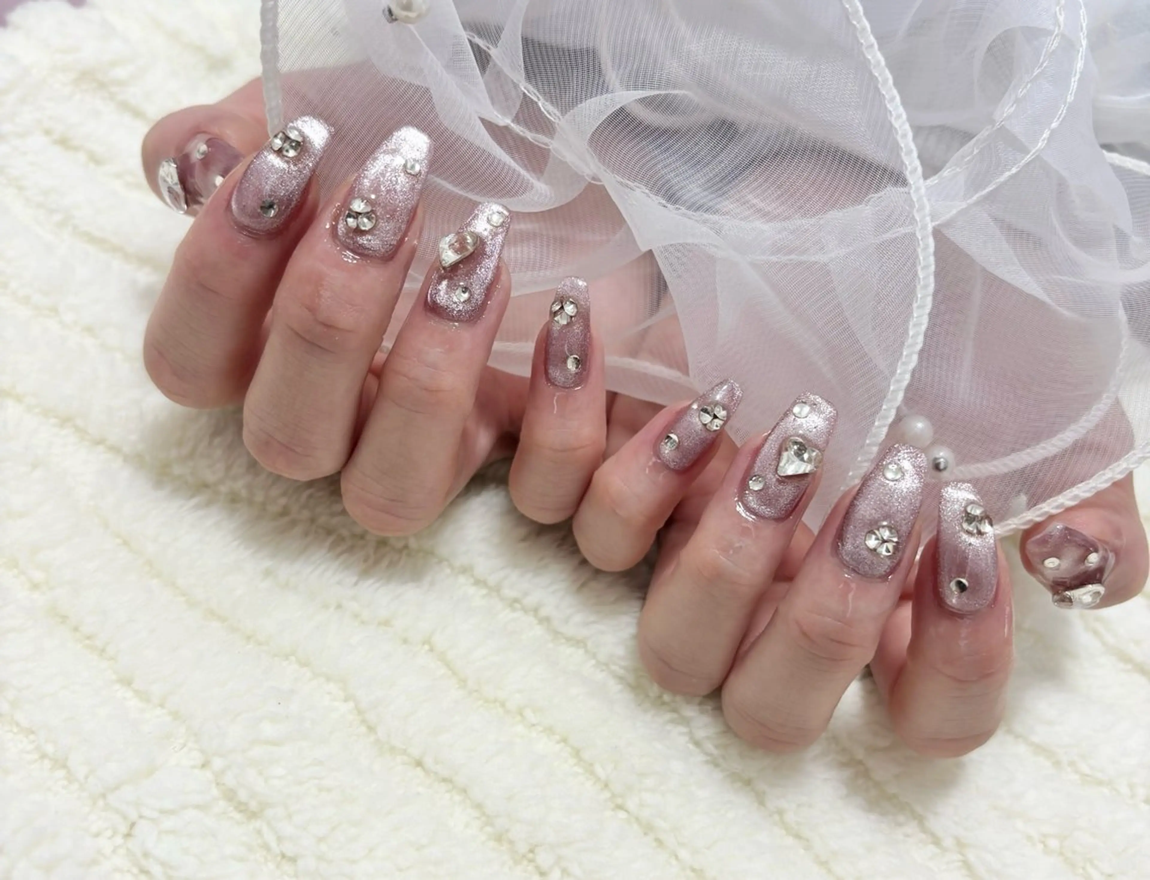 ネイル マグネットネイル ハンドネイル わたなべ さやかのネイルデザイン