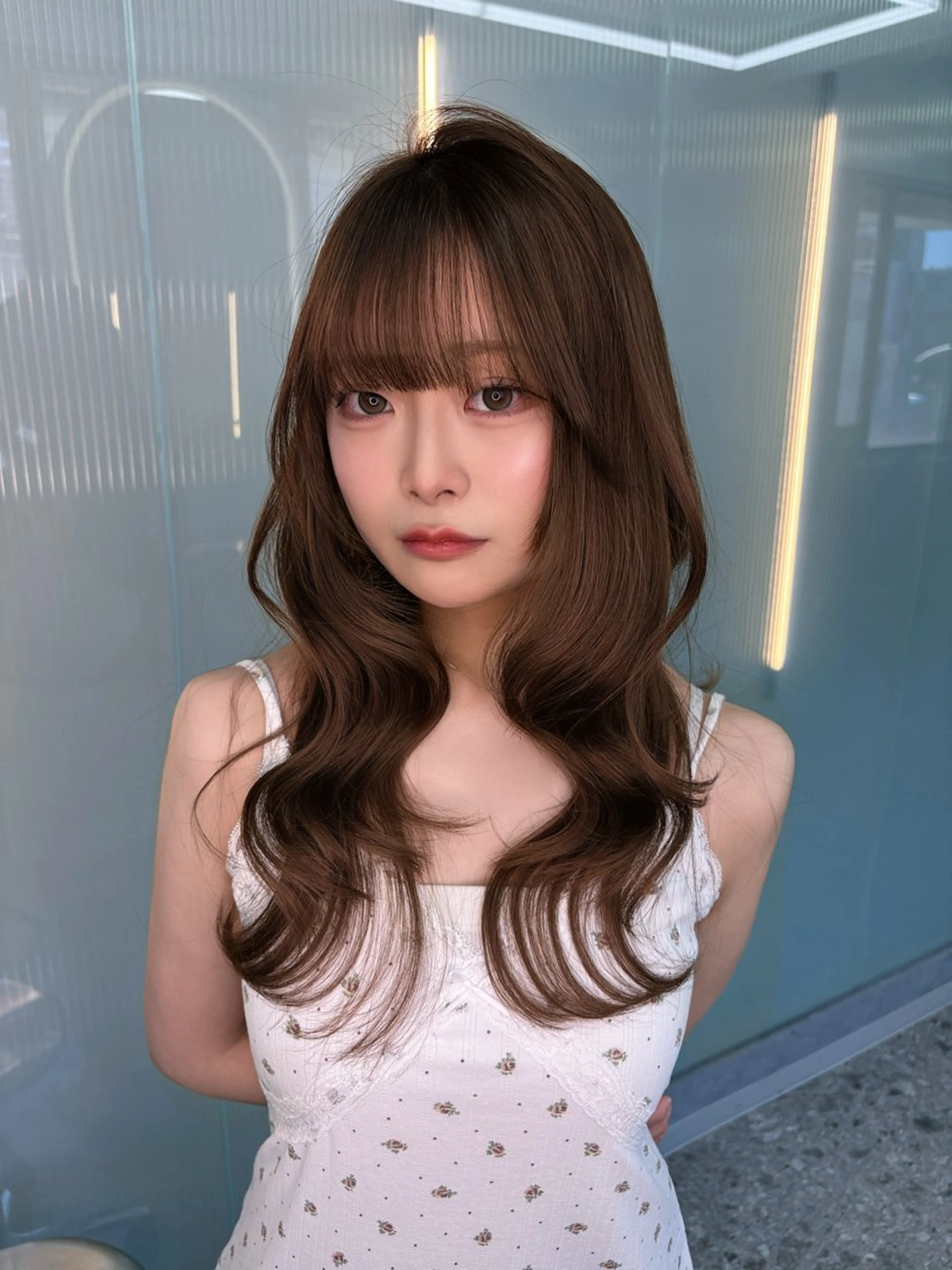 ロング 楠田 美空のヘアスタイル
