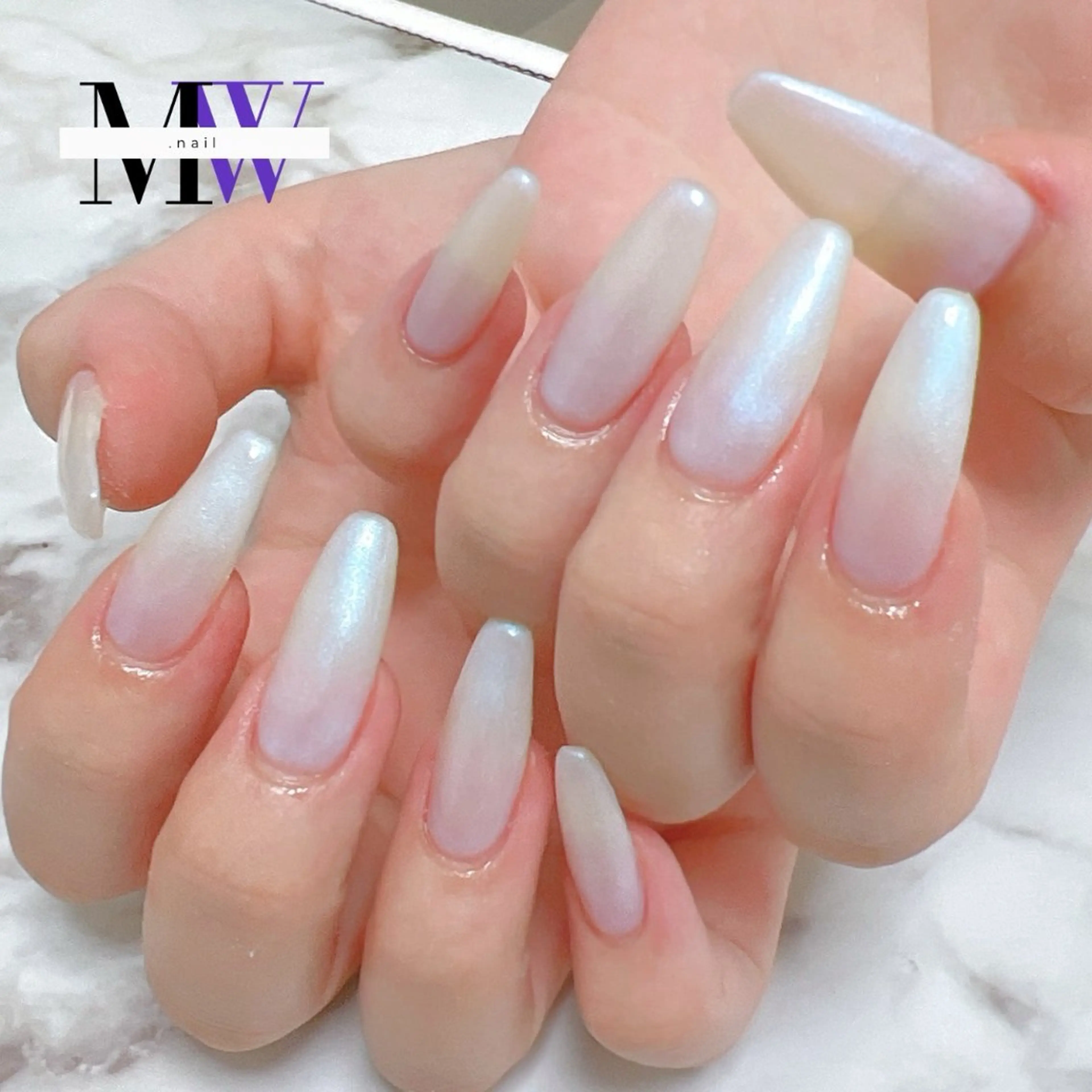 ネイル ワンカラーネイル ハンドネイル MW .nailのネイルデザイン