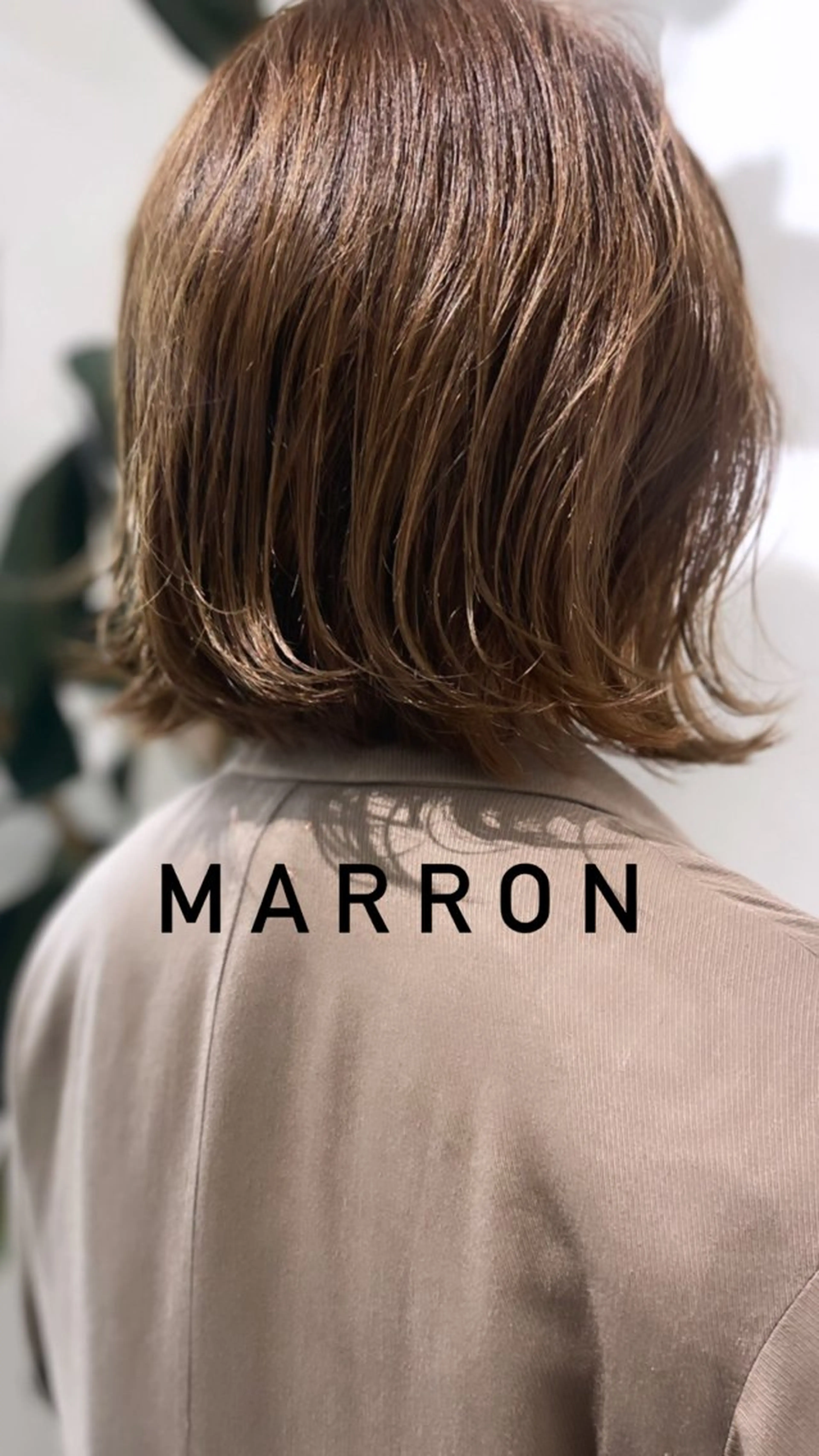 ミディアム カラー ベージュカラー HARUNA/ミセス 大人ショートヘアのヘアスタイル