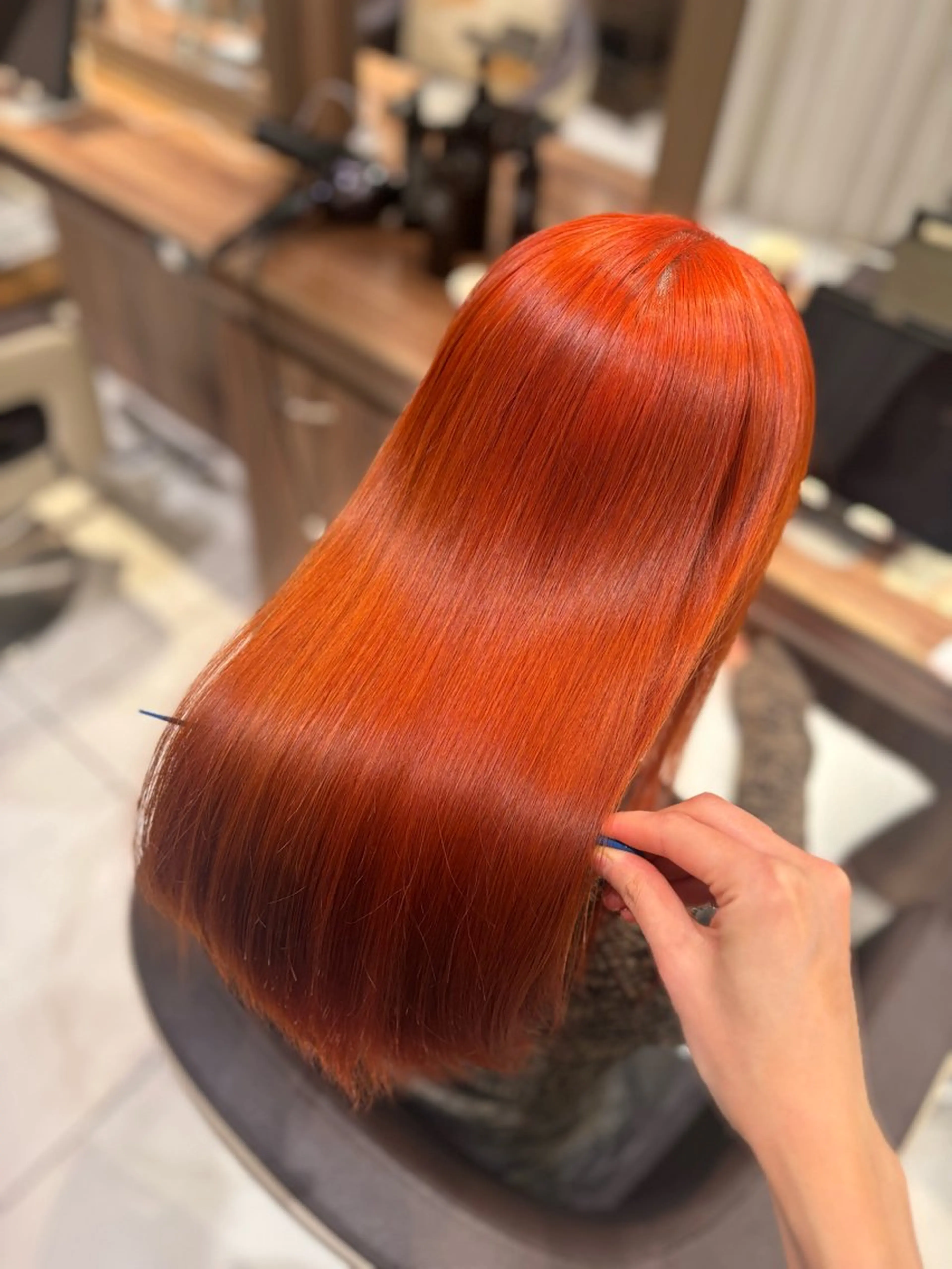 ロング カラー ゆるふわパーマ🌸/ ハイトーン/あゆみのヘアスタイル