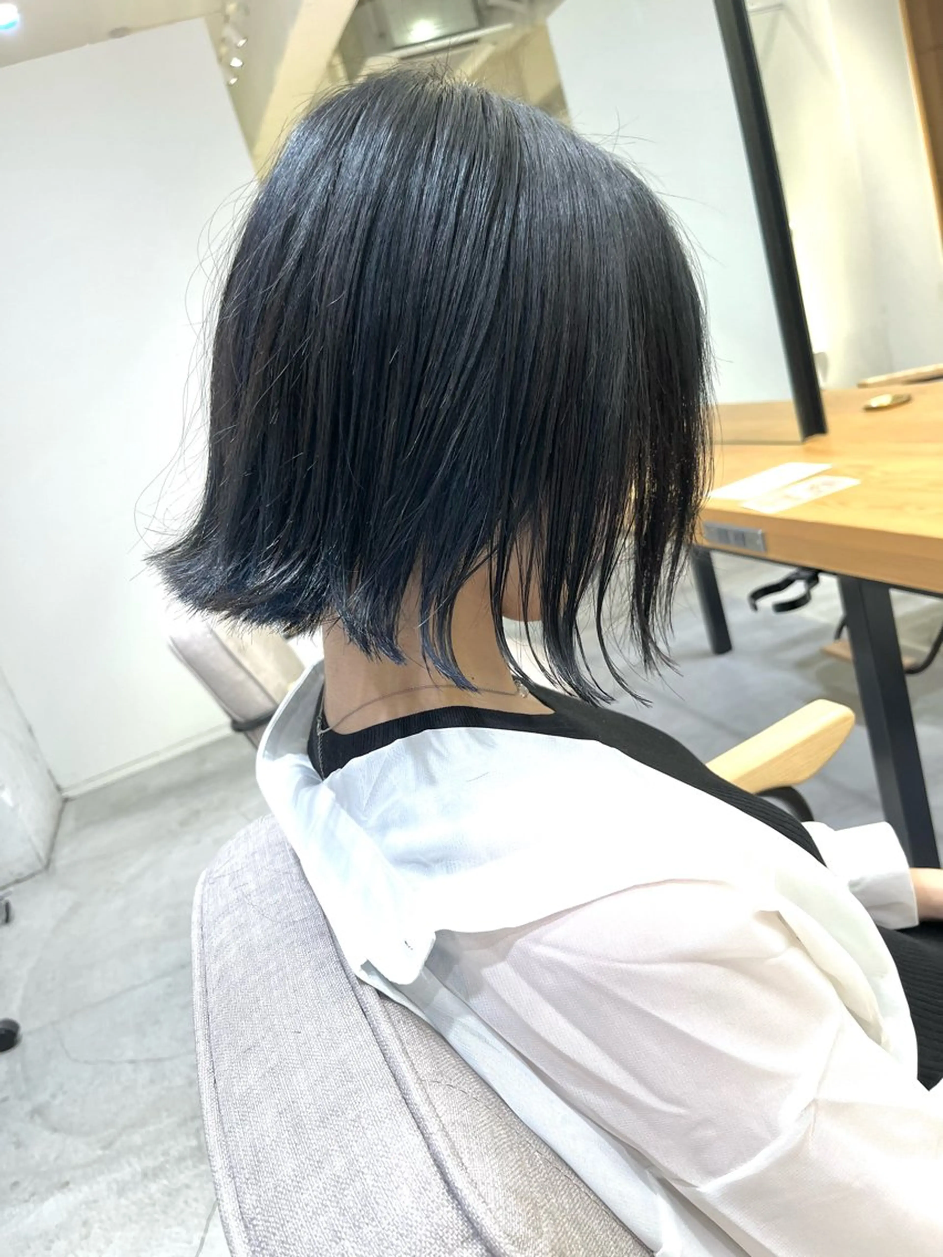 ミディアム ヘアカラー 宮永 瑞樹のヘアスタイル