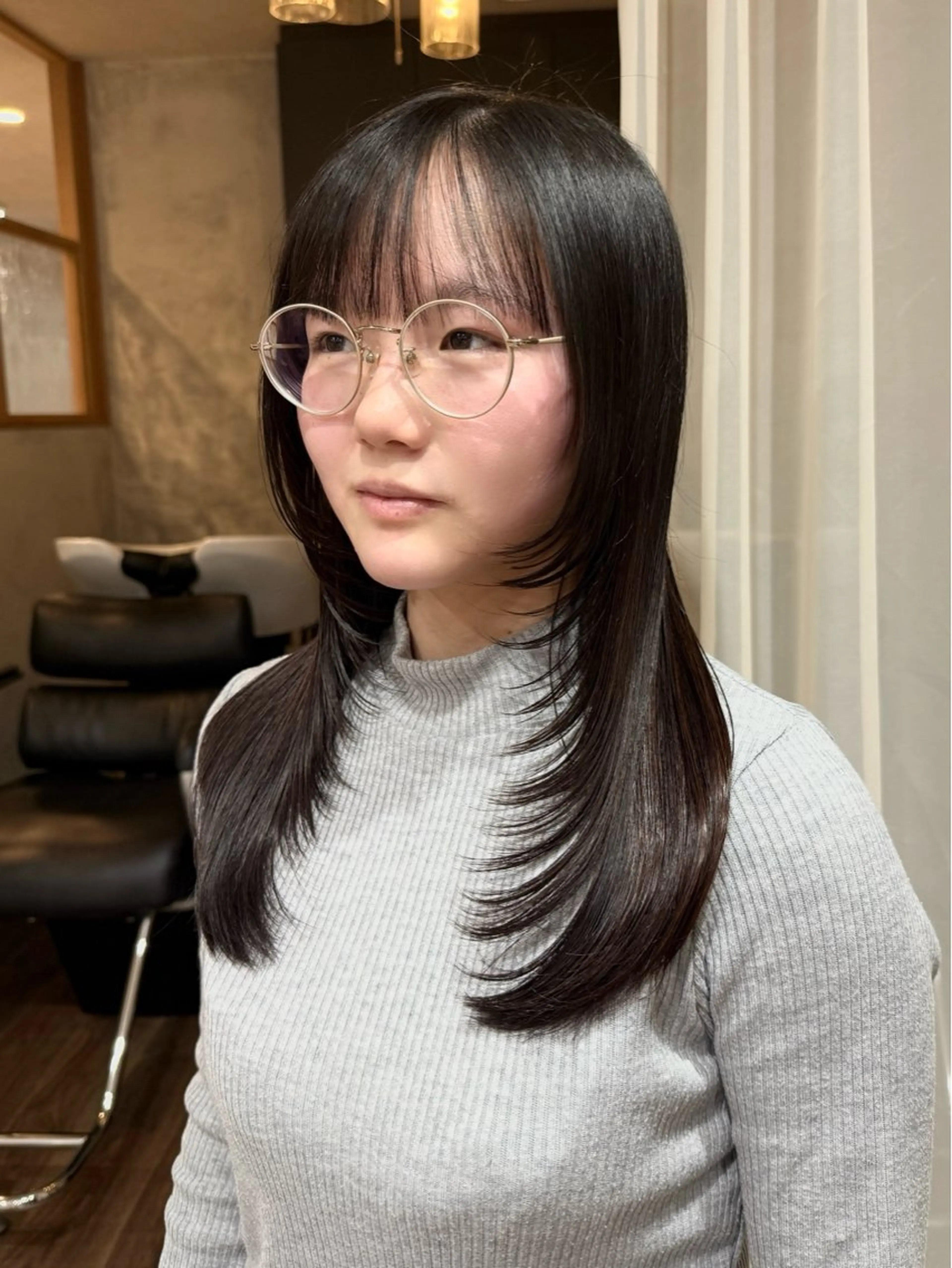 ロング カット SEA A KA所属・木村 心海☆明石のヘアスタイル