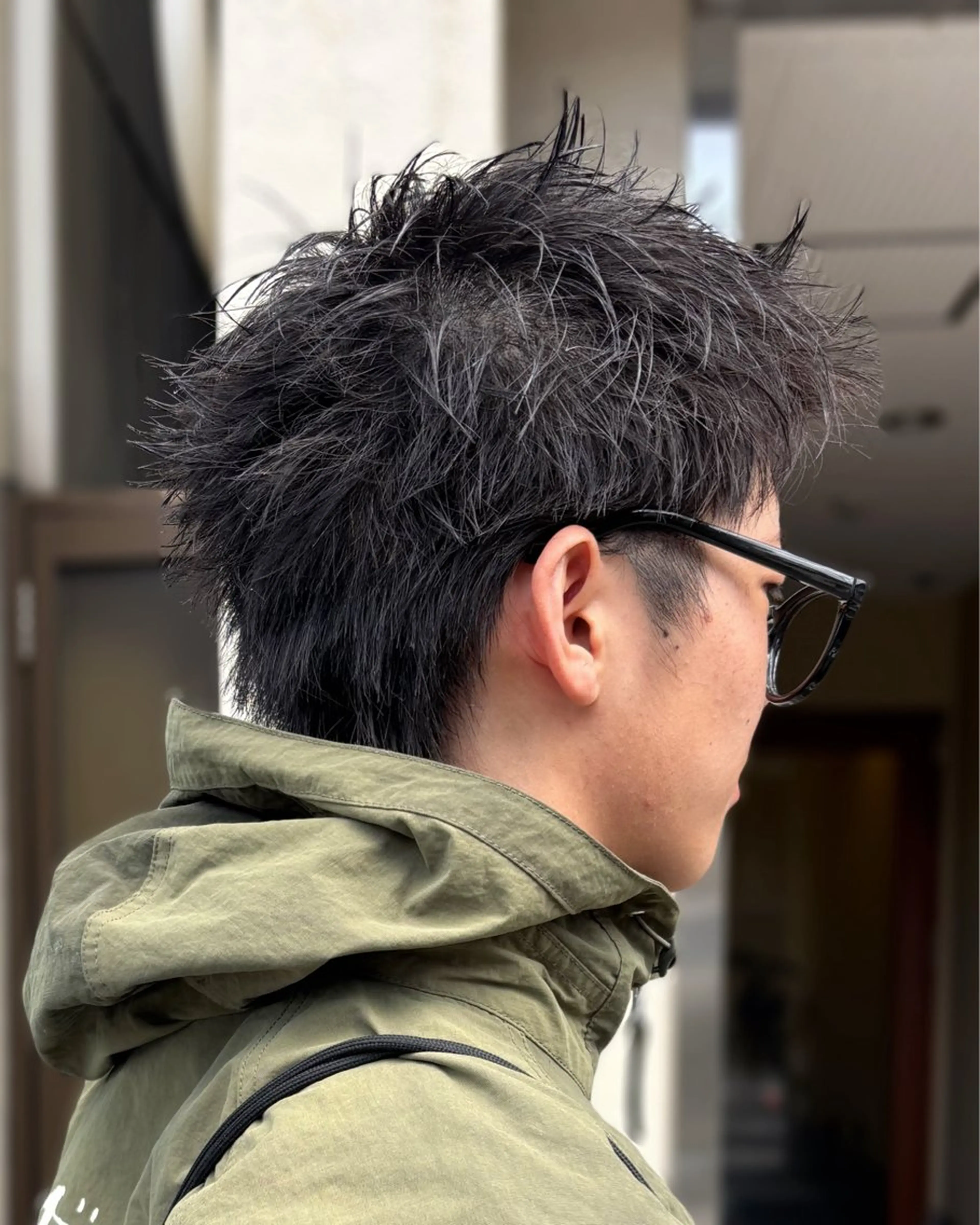 メンズ メンズショート スパイキーショート カット ヘアカラー トリートメント darts所属・マツダ レンのヘアスタイル