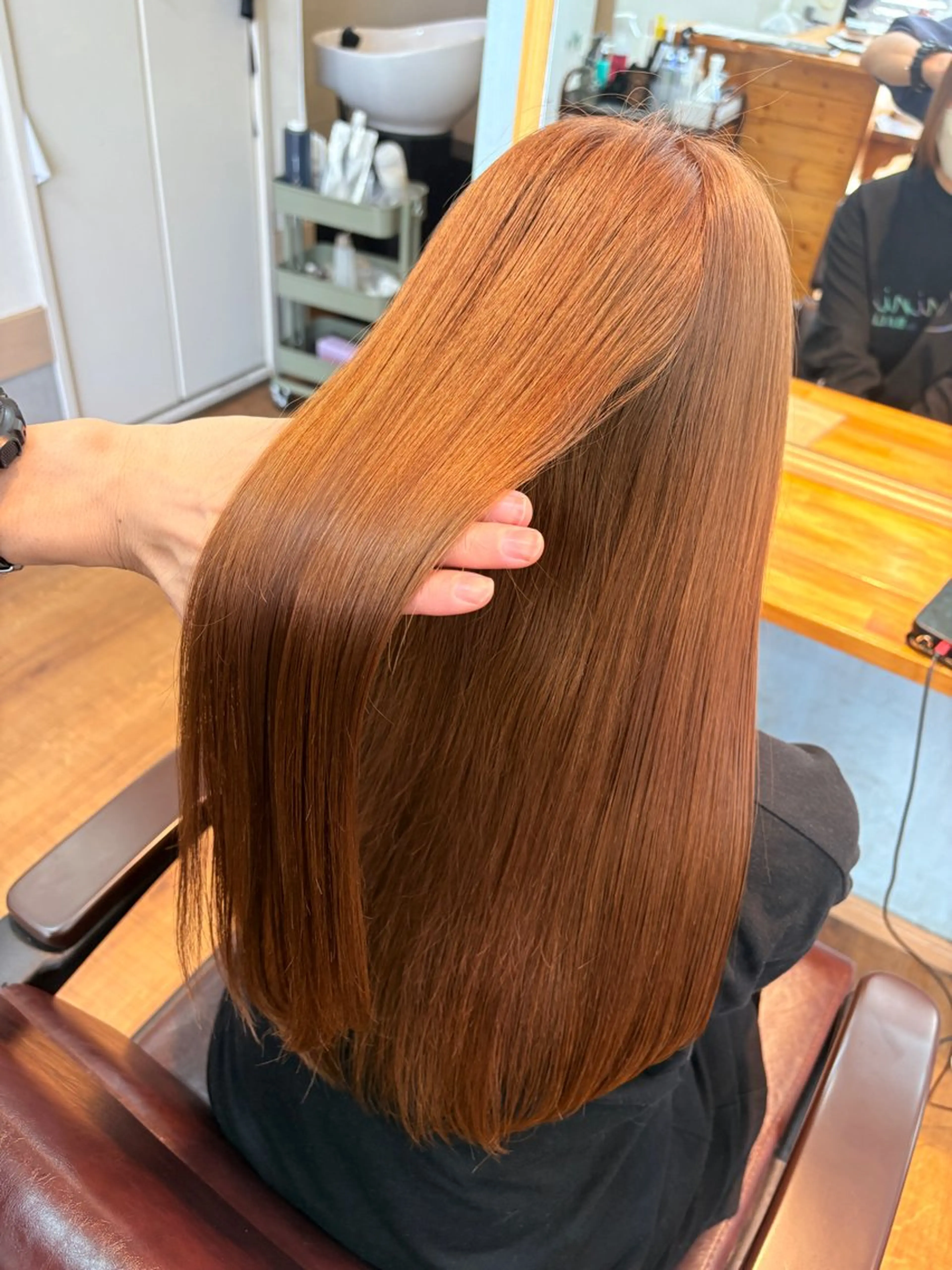 ロング カラー ヘアカラー トリートメント 髙木 優人のヘアスタイル