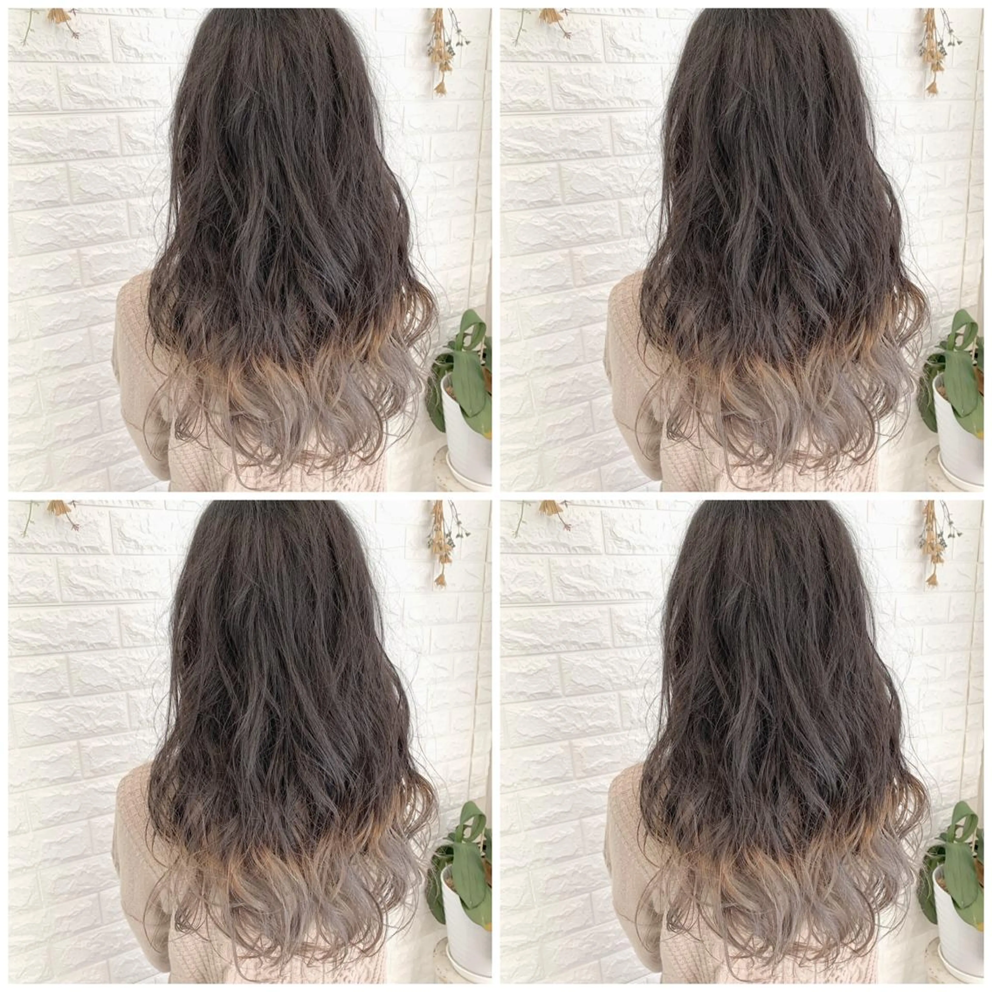 ロング カラー ブリーチ グラデーションカラー グレージュ ヘアカラー トリートメント ハイトーン/ブリーチ 山崎　悠次のヘアスタイル