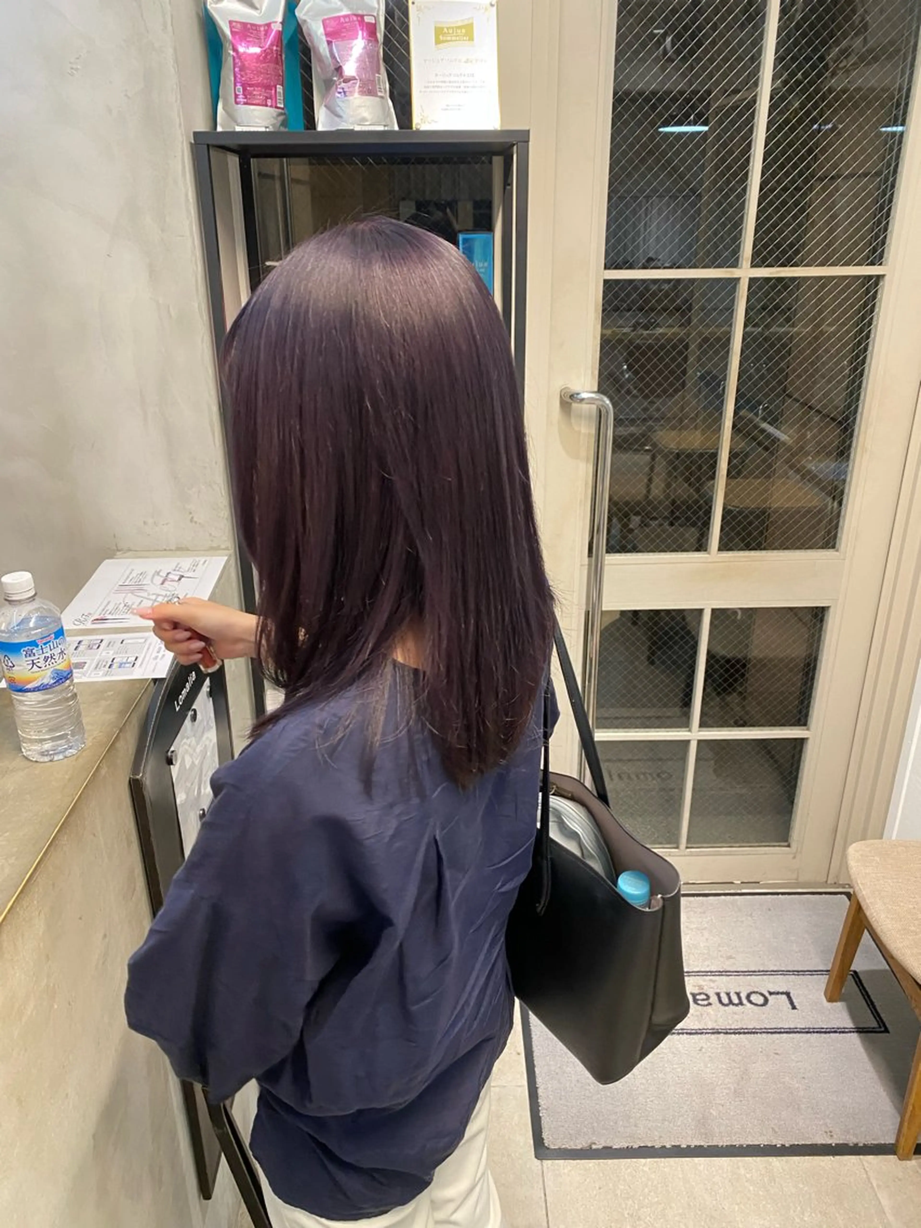 カラー ブリーチ 透明感カラー ヘアカラー Lomalia hayaのヘアスタイル