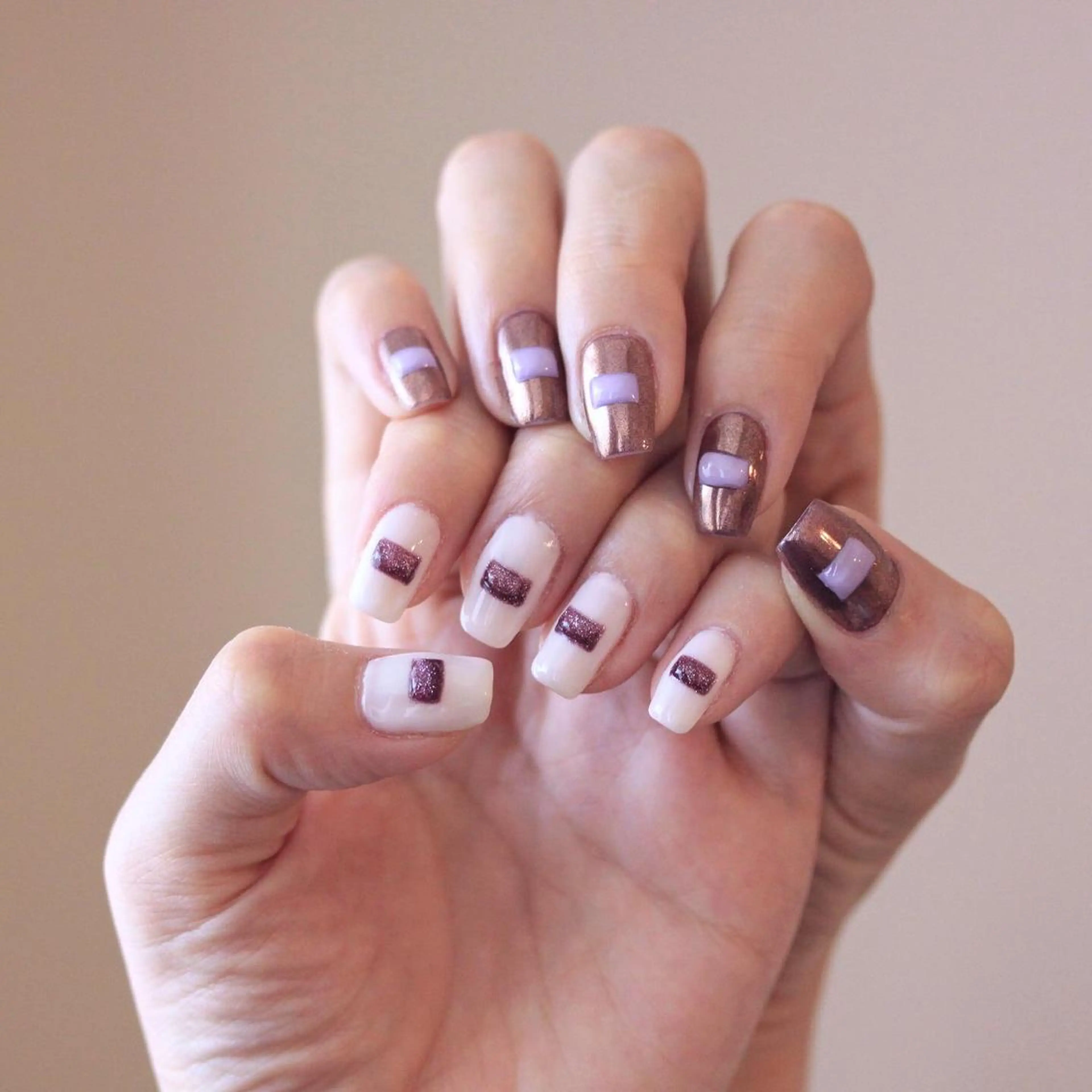 ネイル 持ち込み スクエアネイル Elio所属・Elio 国泰寺のネイルデザイン