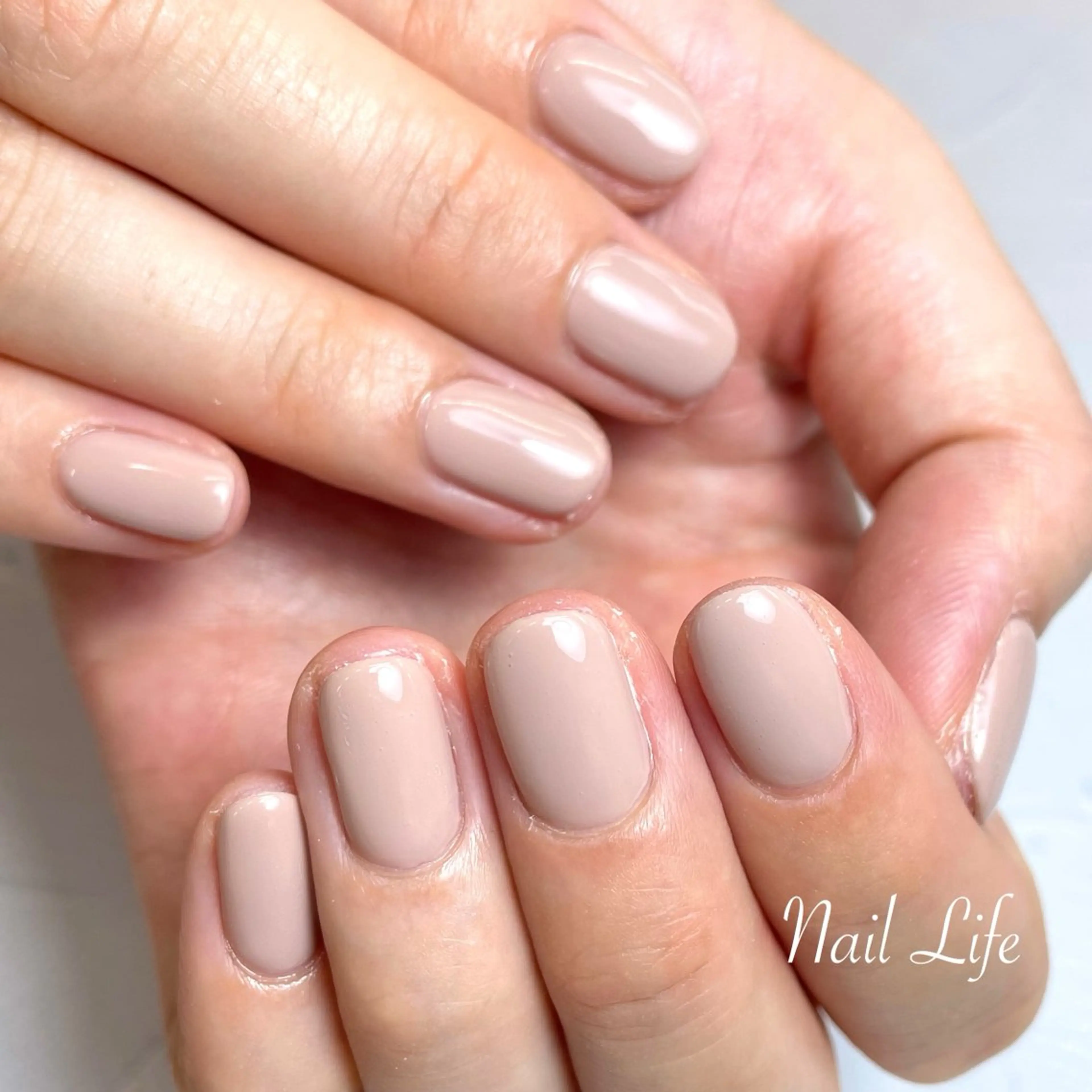 ネイル ワンカラーネイル ハンドネイル 大嶋 めぐみのネイルデザイン