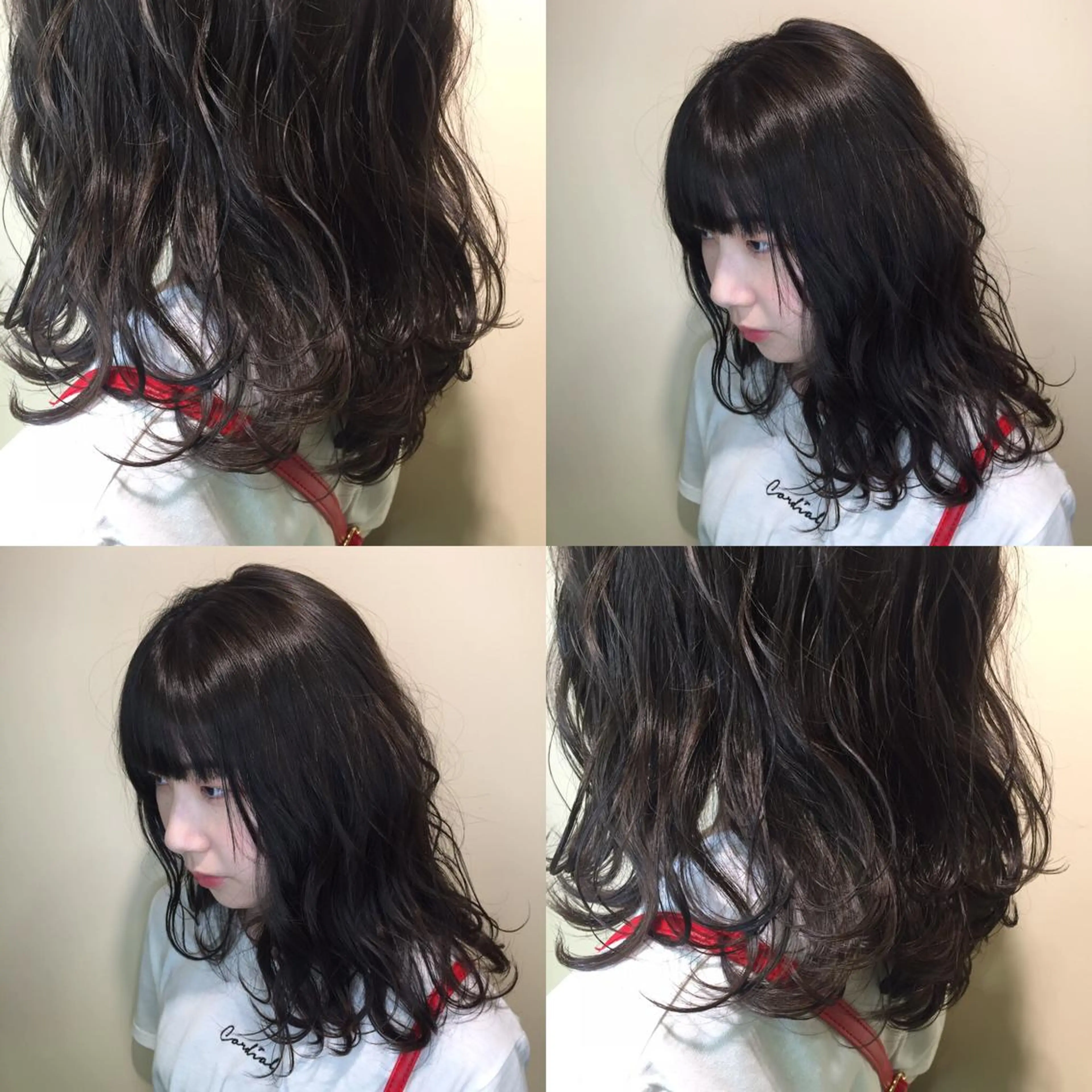 ロング カラー グレージュ カーキグレージュ ヘアカラー トリートメント Happiness所属・🌻Insta指名 NO.1🌻Shoのヘアスタイル