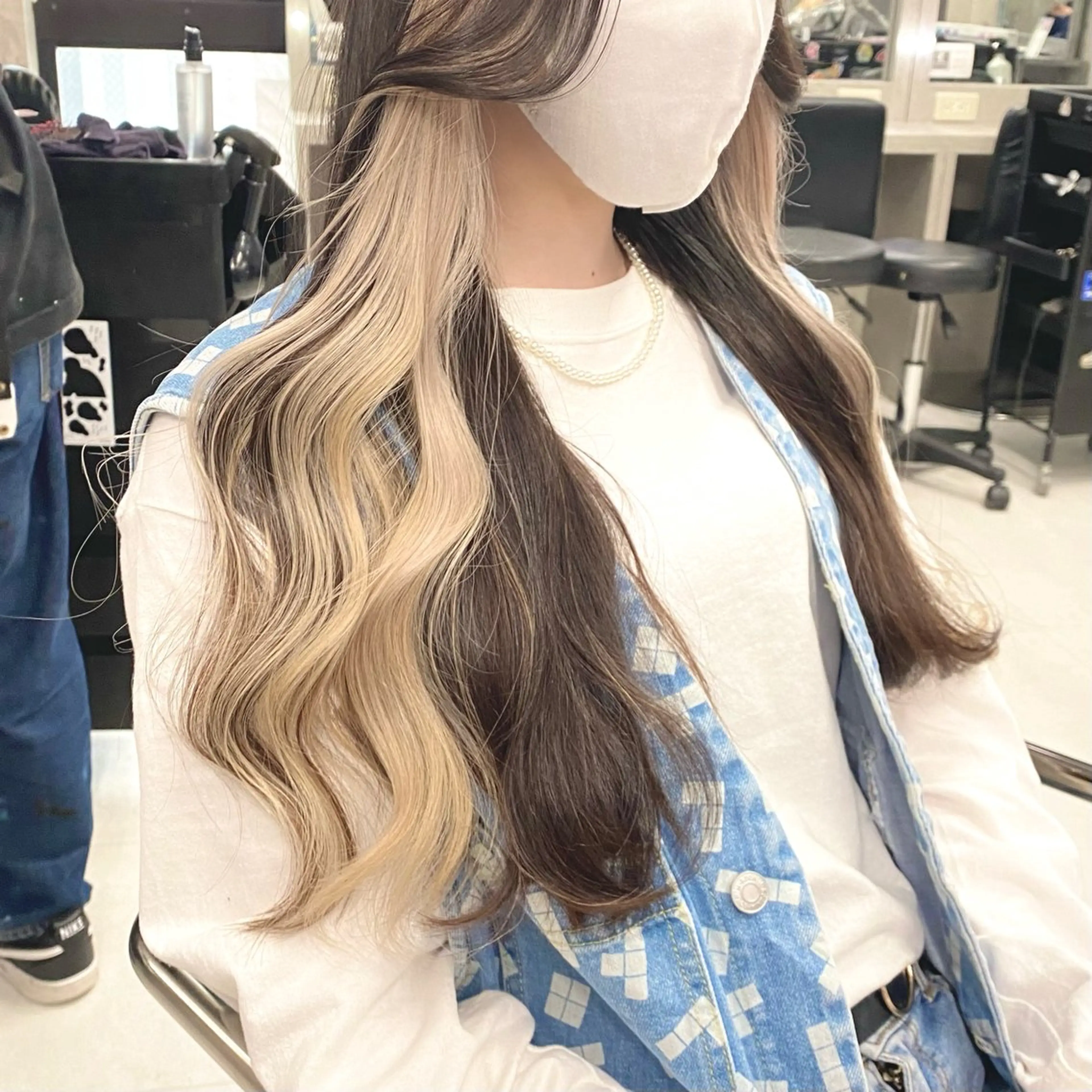 インナー・ハイライト風❣️ポイントシールエクステの写真