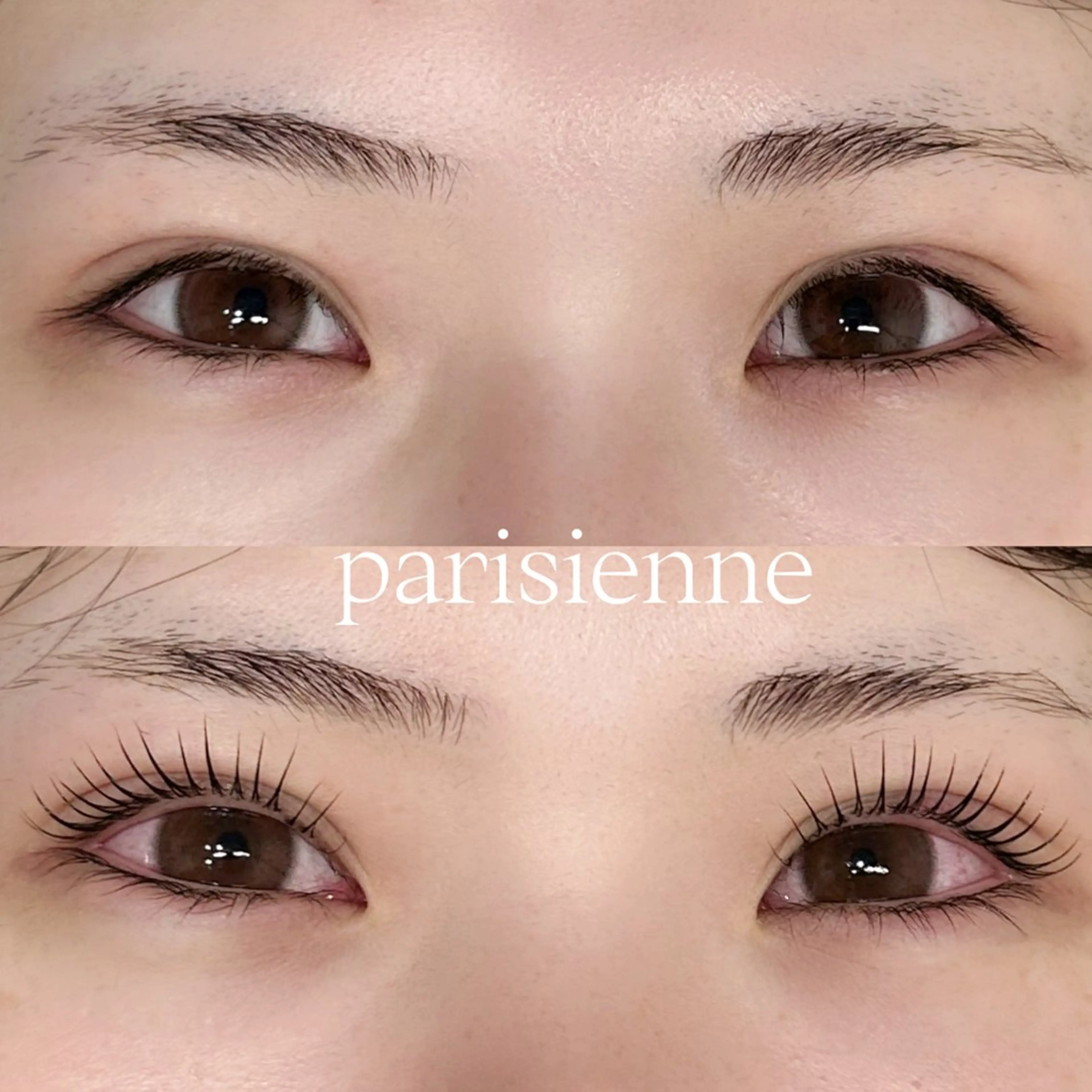 マツエク・マツパ パリジェンヌラッシュリフト 一重×まつ毛パーマ マツパ momo .のマツエク・マツパデザイン