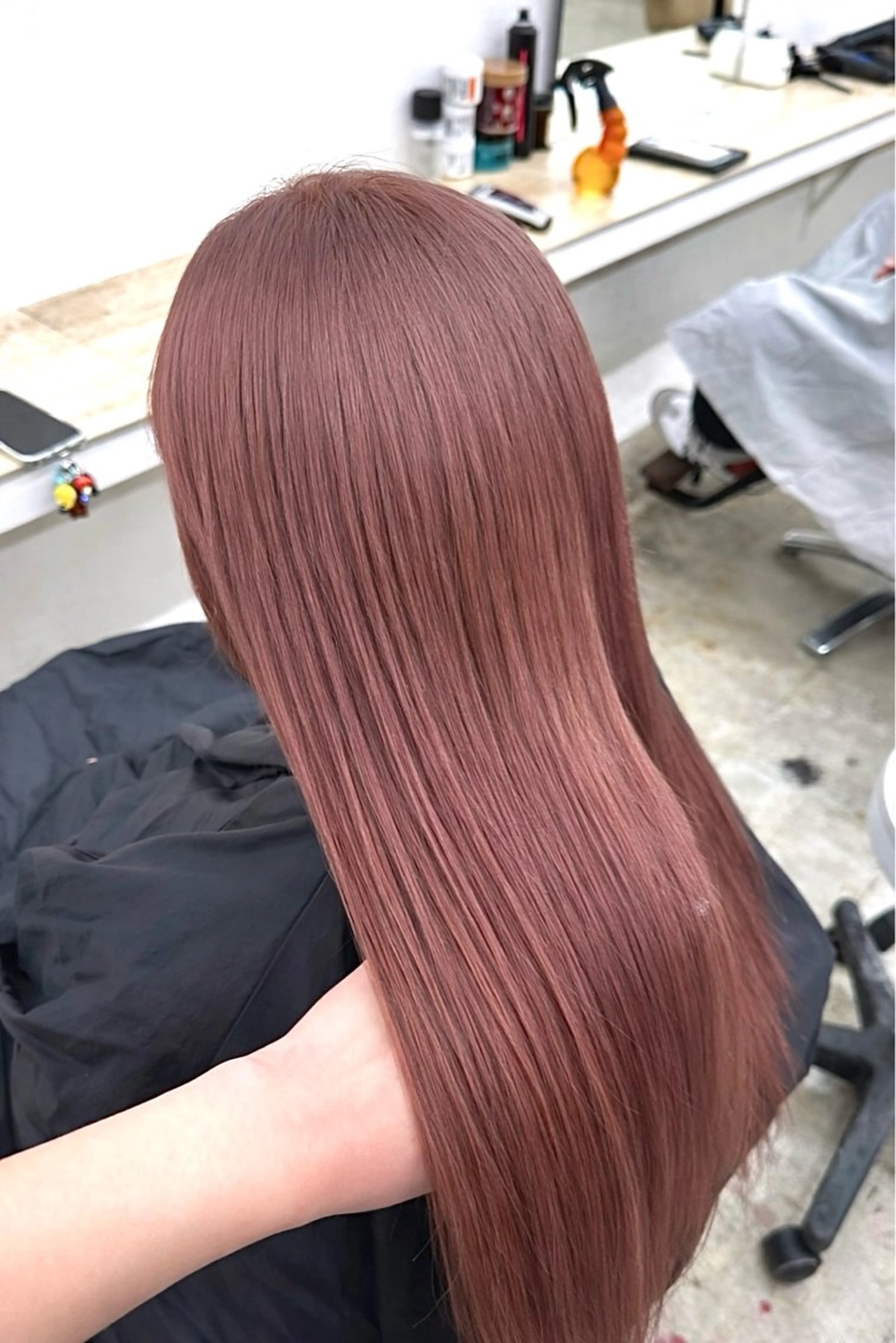 ロング カラー ベージュカラー ブリーチ ブラウンカラー カシス ピンクカラー ヘアカラー 🪐ブリーチ/y2k ヘア🪐HARUKAのヘアスタイル